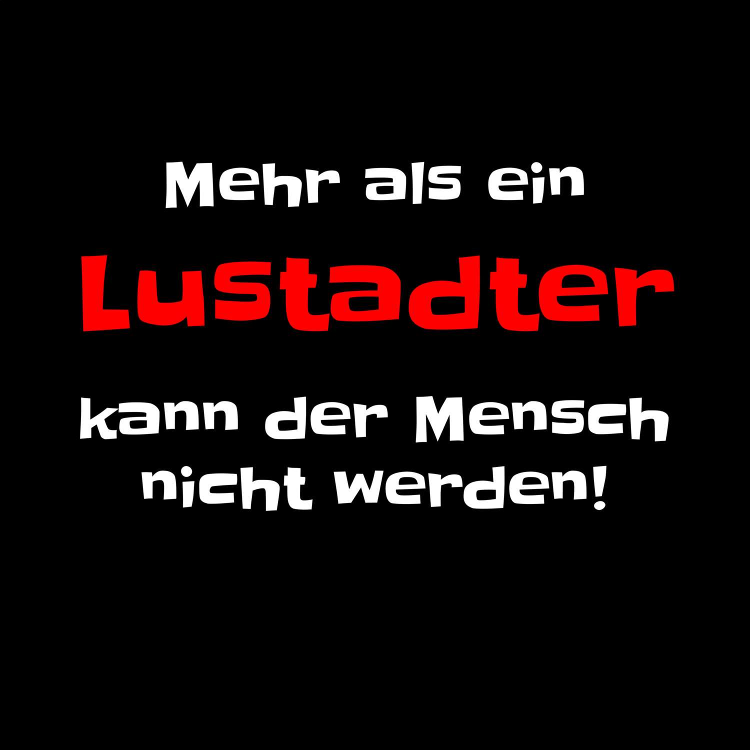 Lustadt T-Shirt »Mehr als ein«