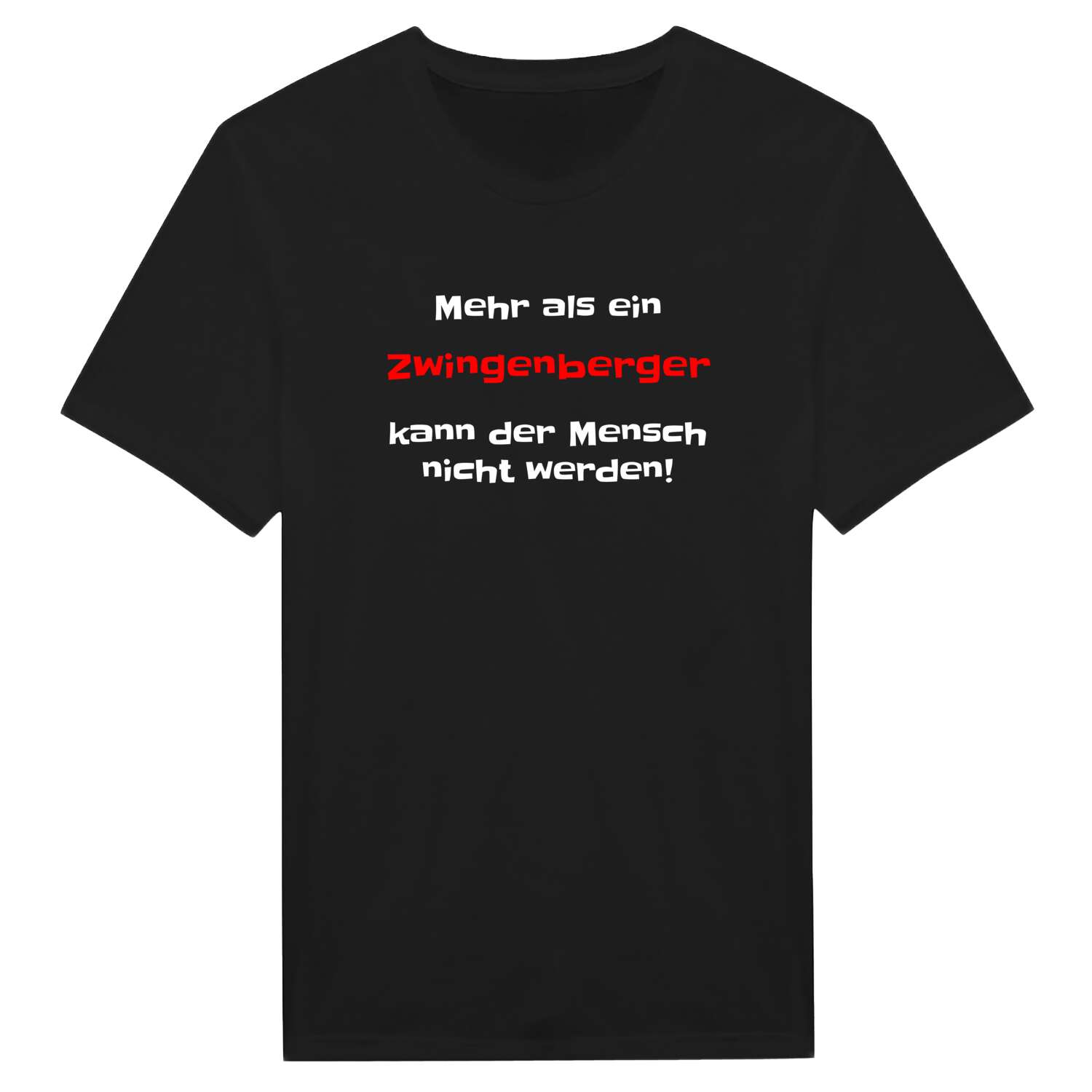 Zwingenberg T-Shirt »Mehr als ein«