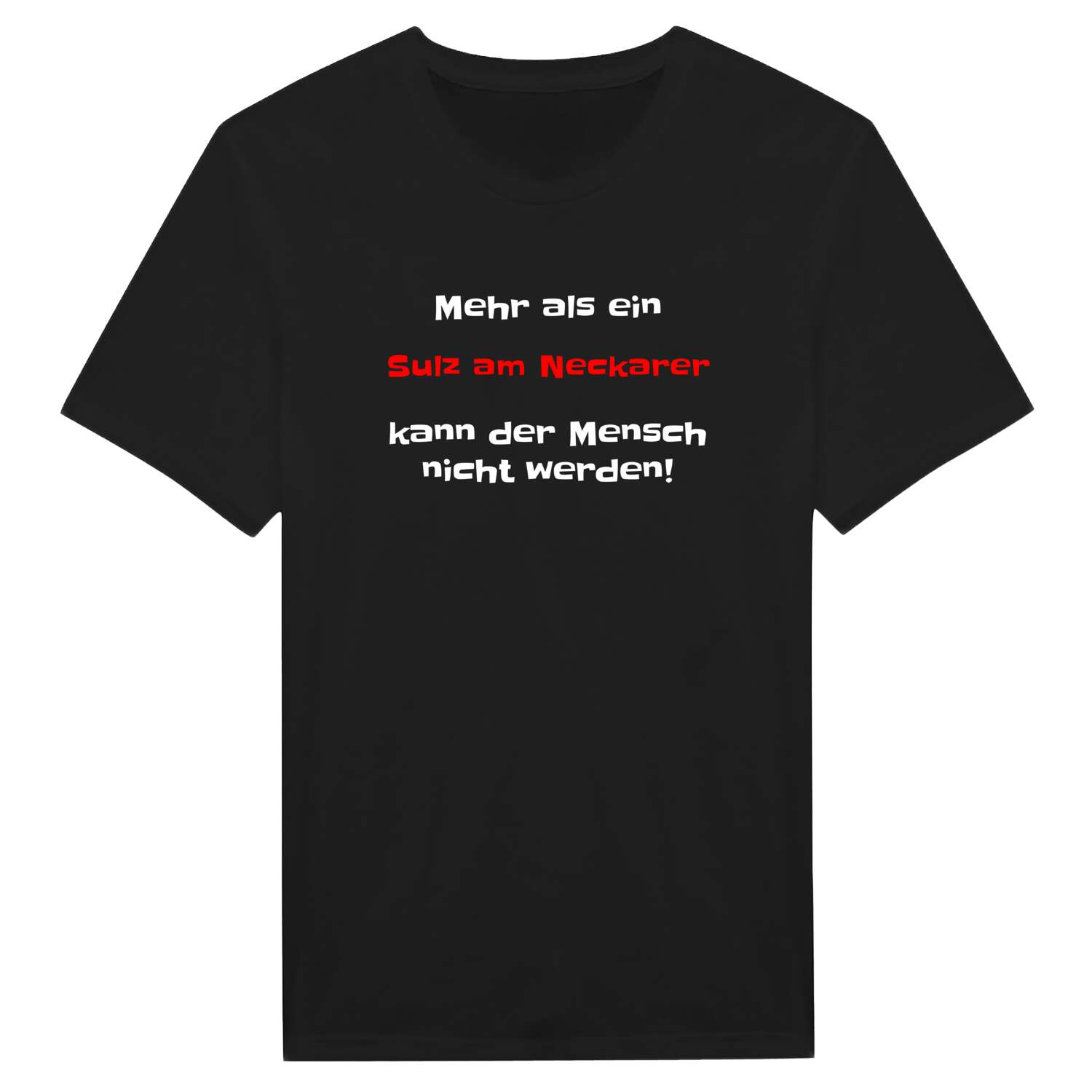 Sulz am Neckar T-Shirt »Mehr als ein«