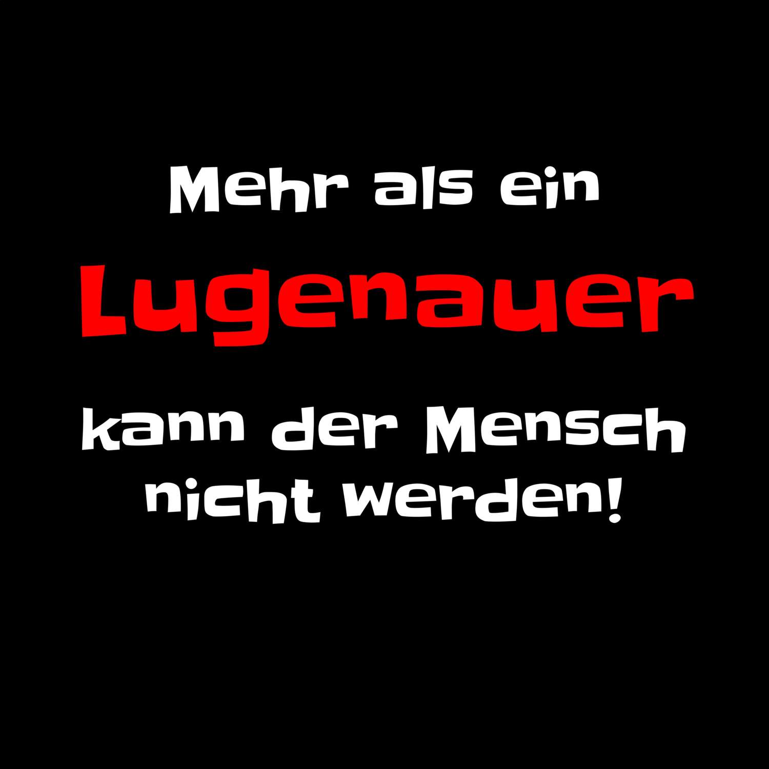 Lugenau T-Shirt »Mehr als ein«