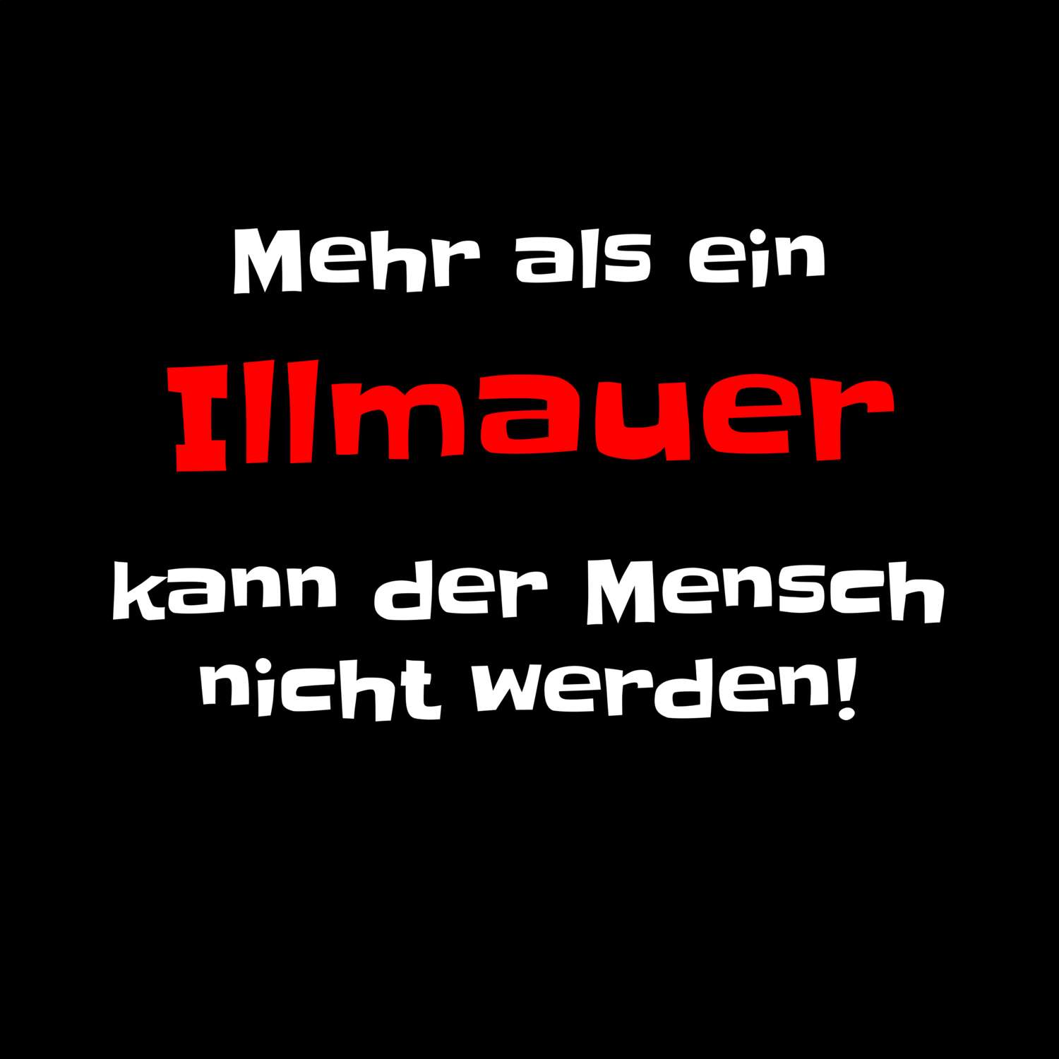 Illmau T-Shirt »Mehr als ein«