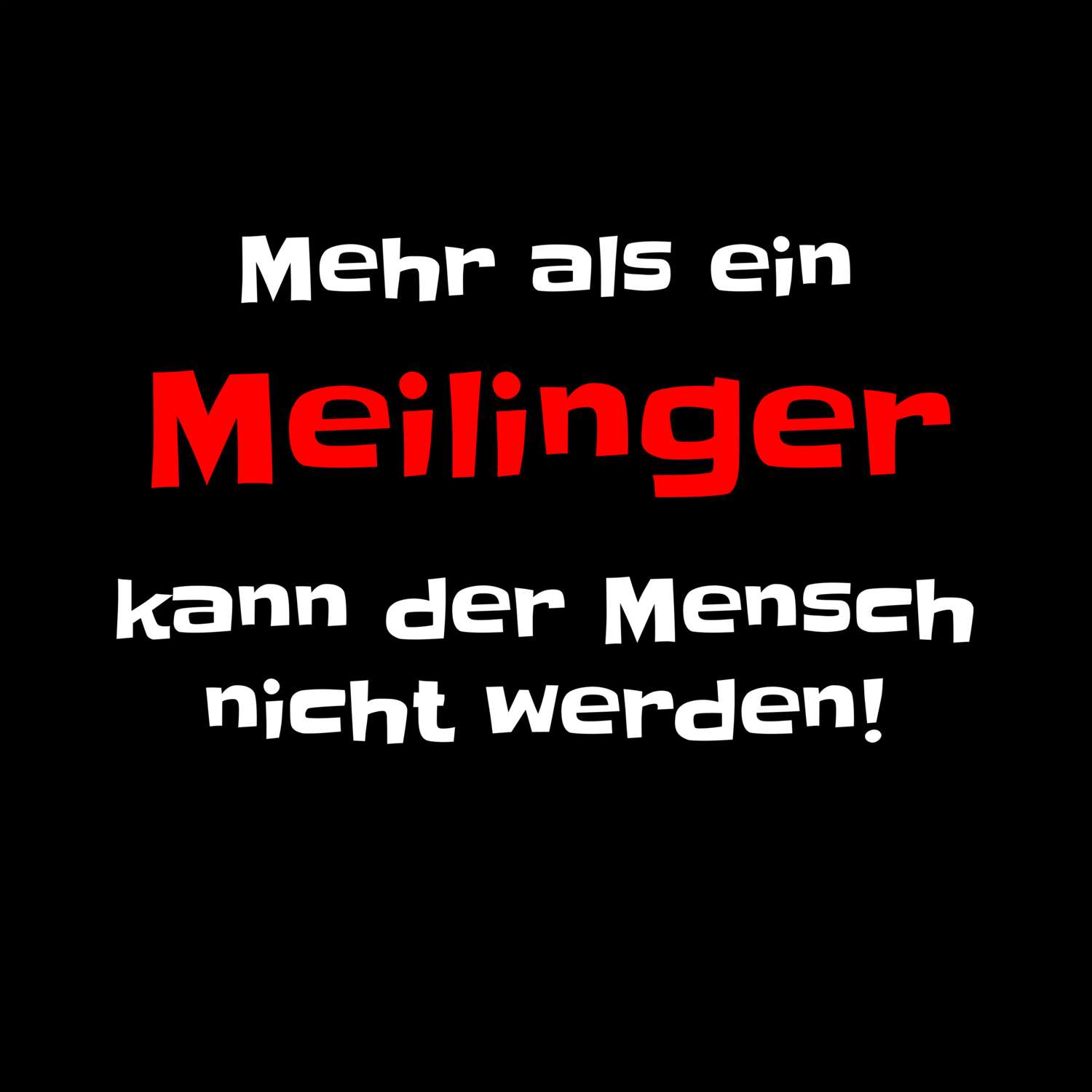 Meiling T-Shirt »Mehr als ein«