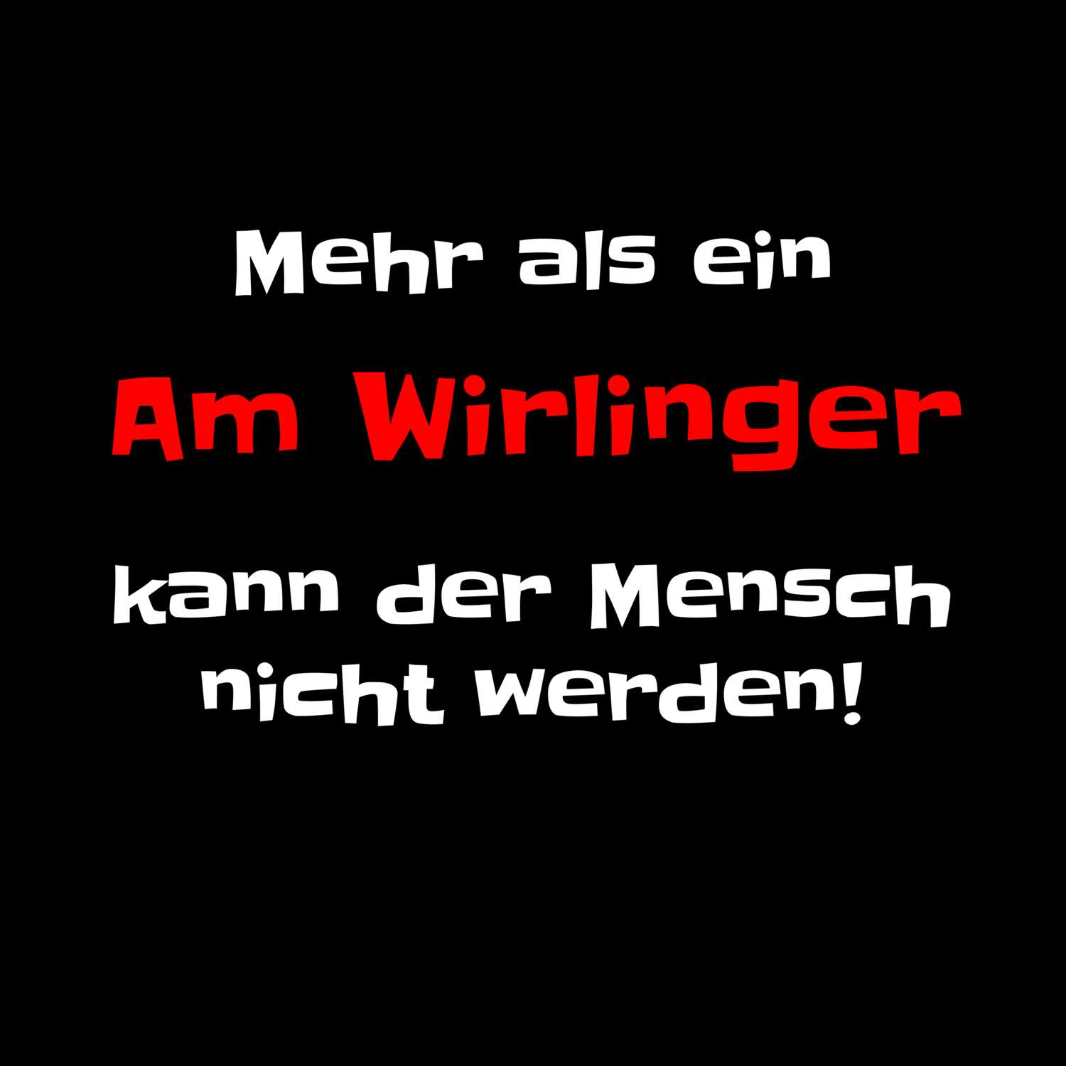 Am Wirling T-Shirt »Mehr als ein«