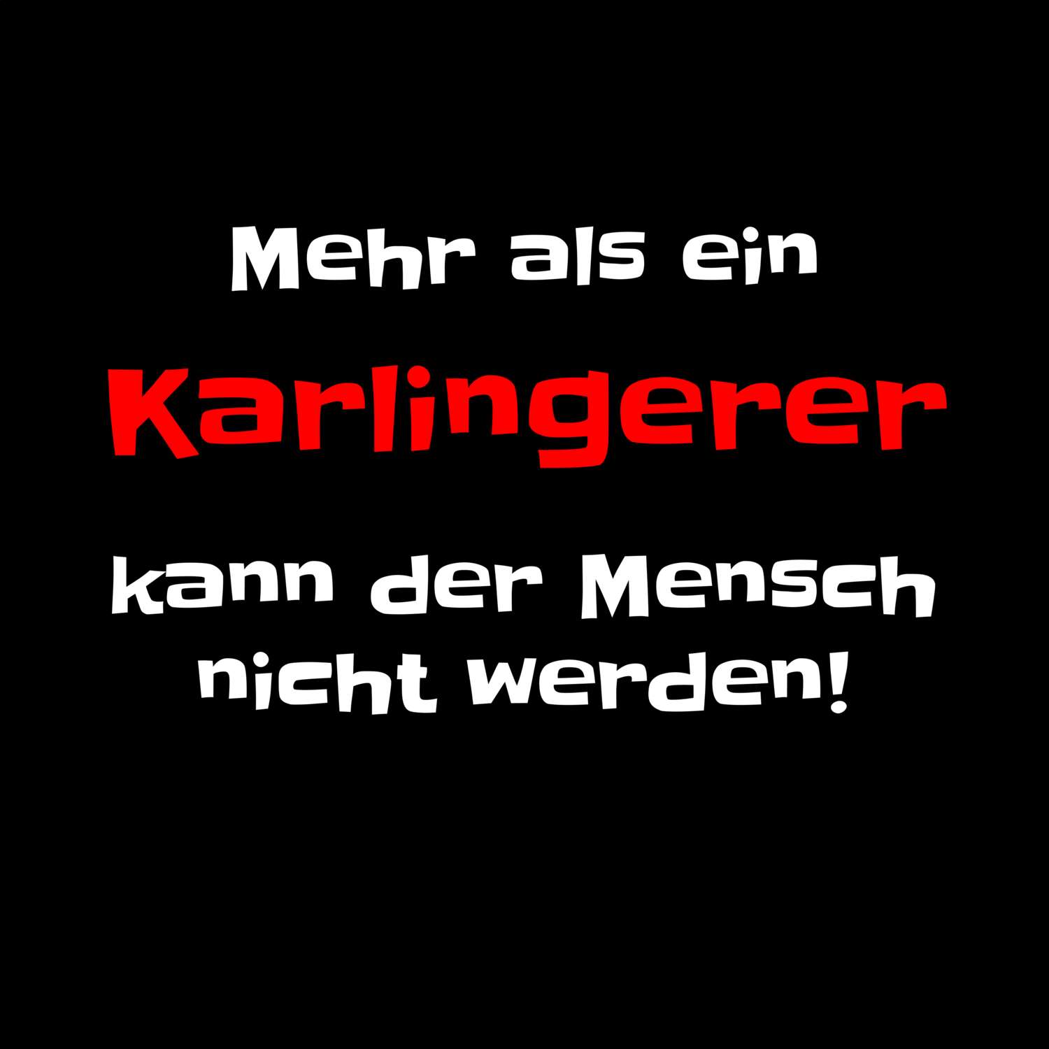 Karlinger T-Shirt »Mehr als ein«