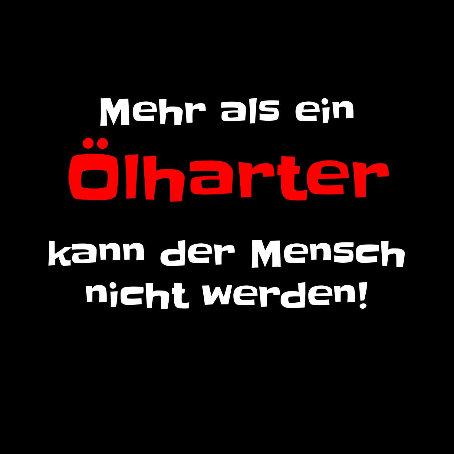 Ölhart T-Shirt »Mehr als ein«