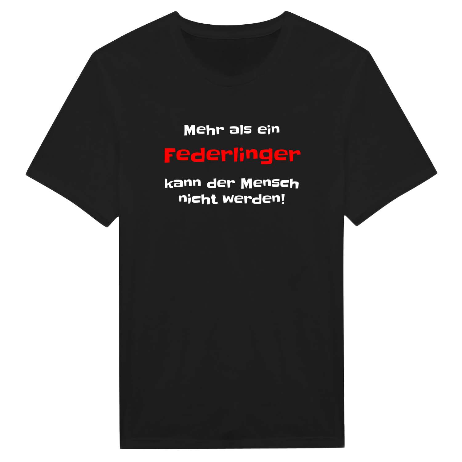 Federling T-Shirt »Mehr als ein«