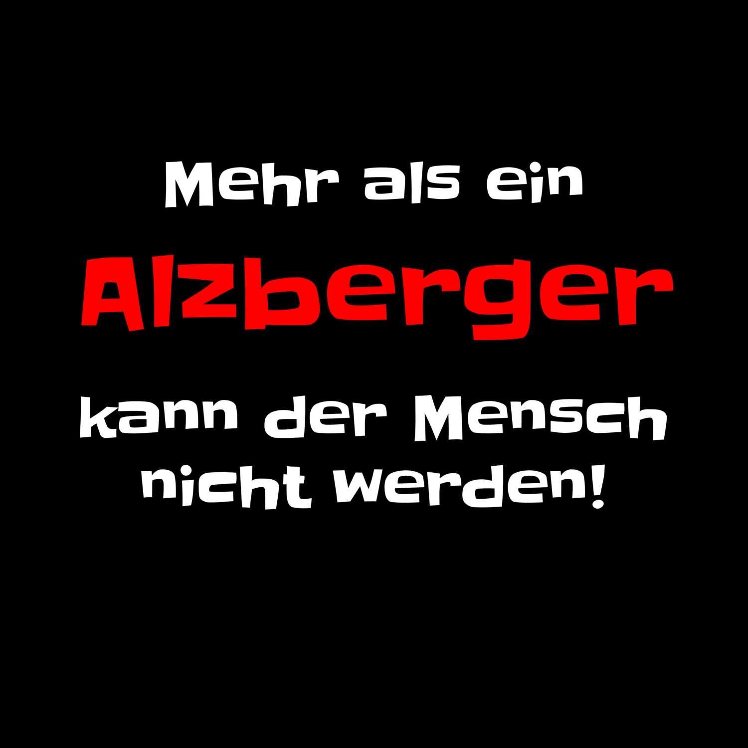 Alzberg T-Shirt »Mehr als ein«