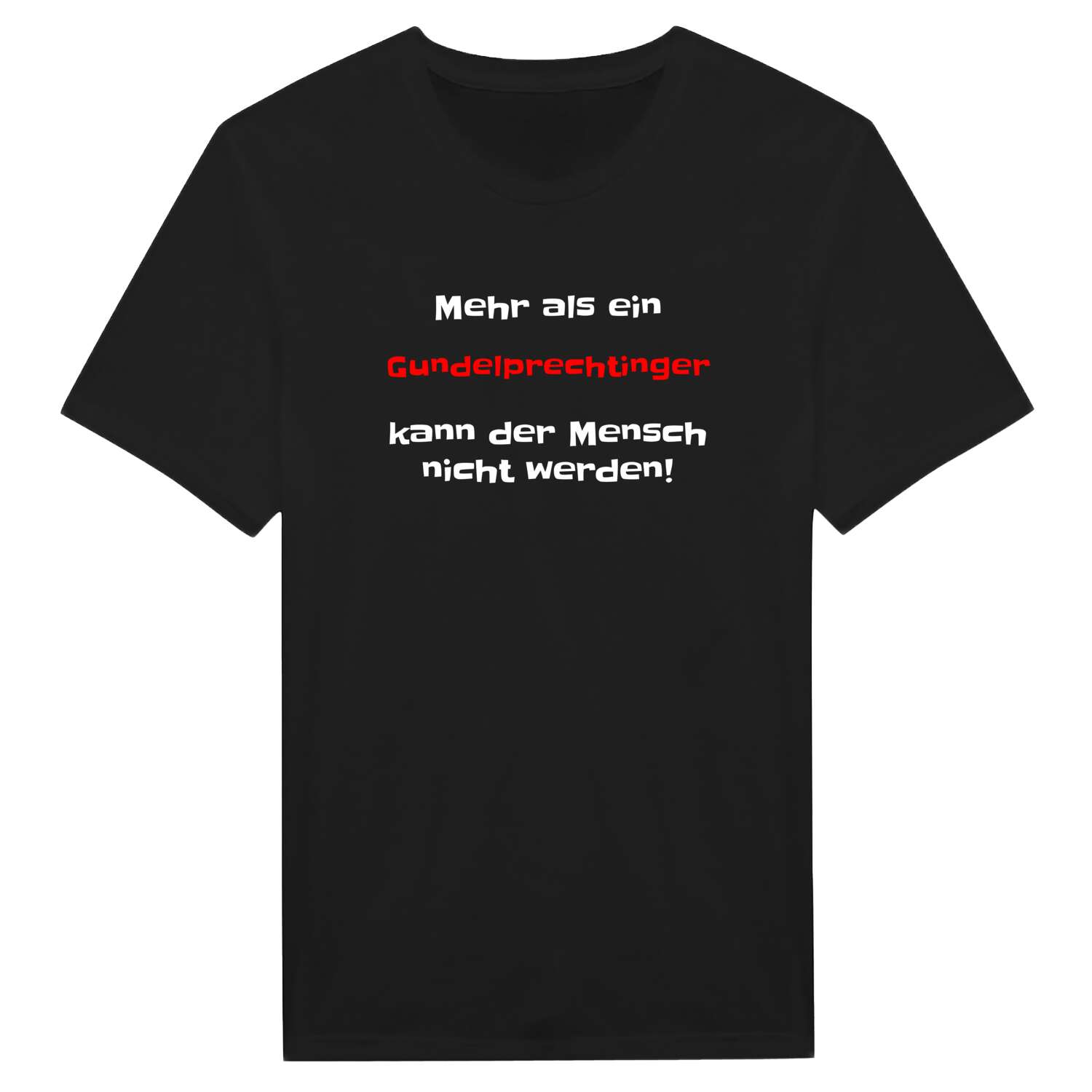 Gundelprechting T-Shirt »Mehr als ein«