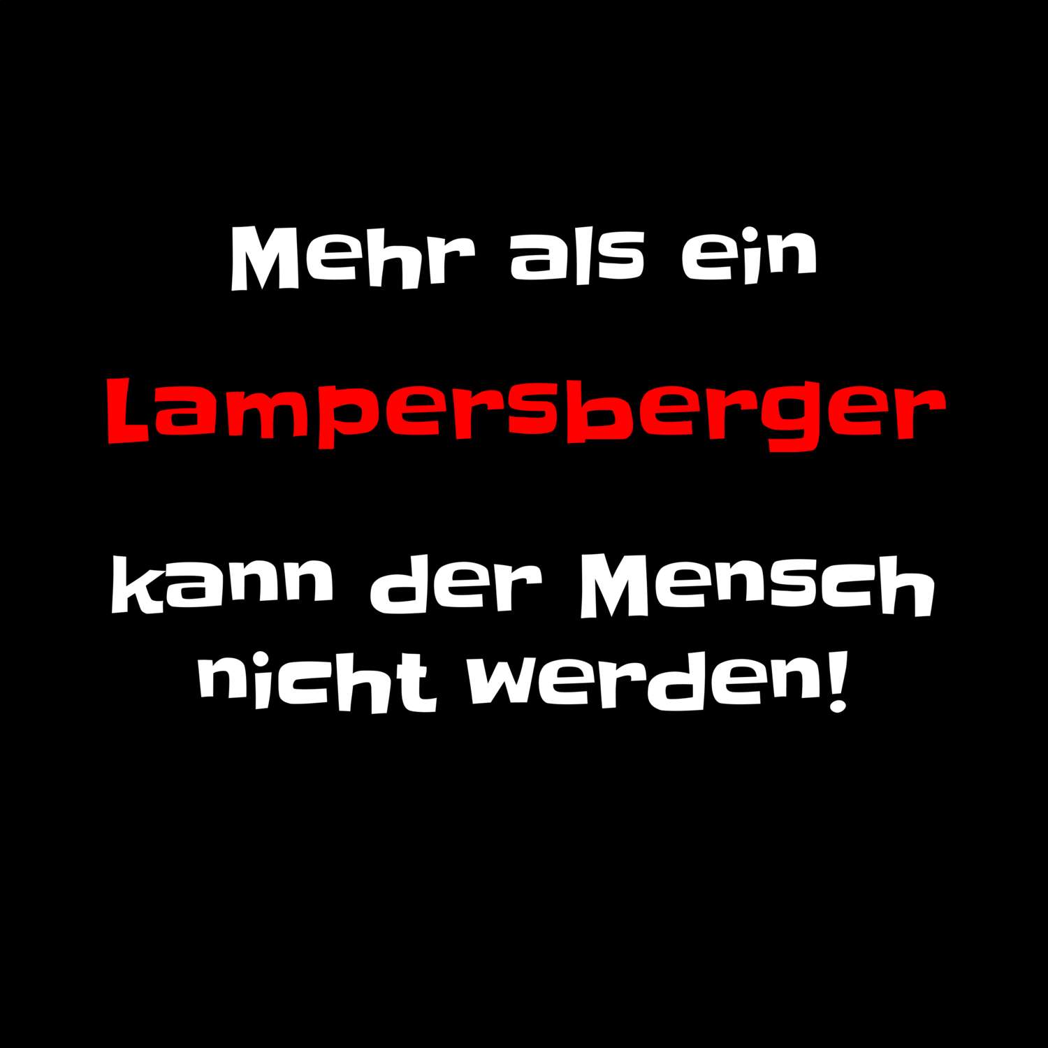 Lampersberg T-Shirt »Mehr als ein«