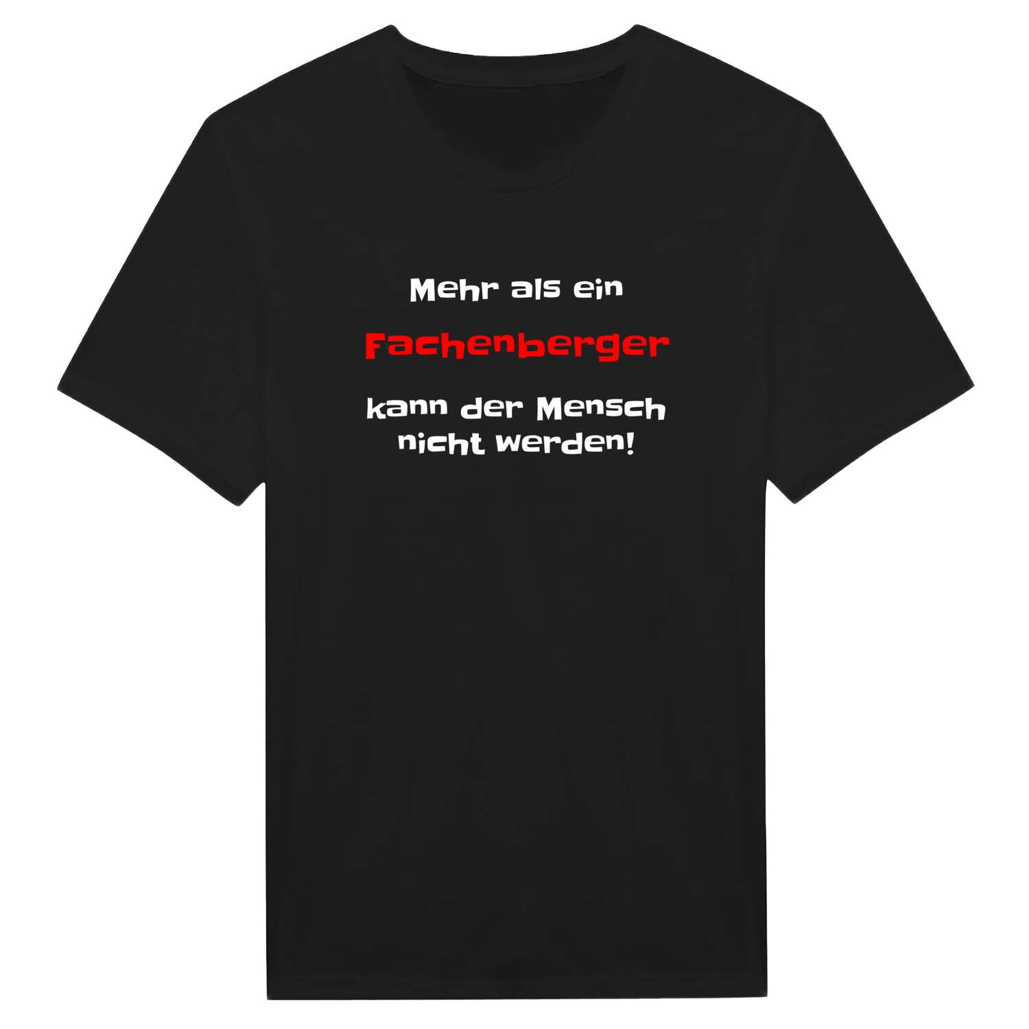 Fachenberg T-Shirt »Mehr als ein«