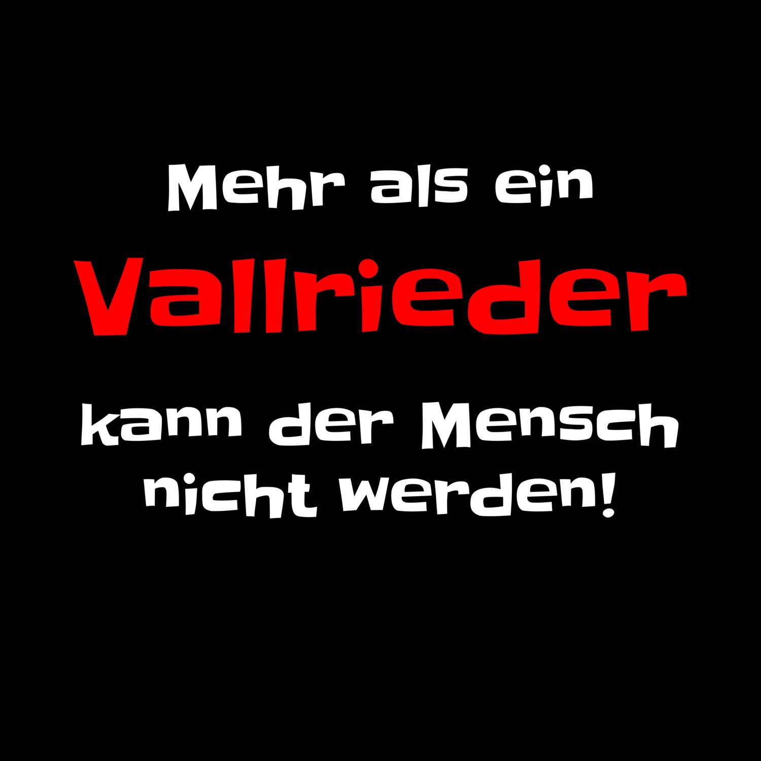 Vallried T-Shirt »Mehr als ein«