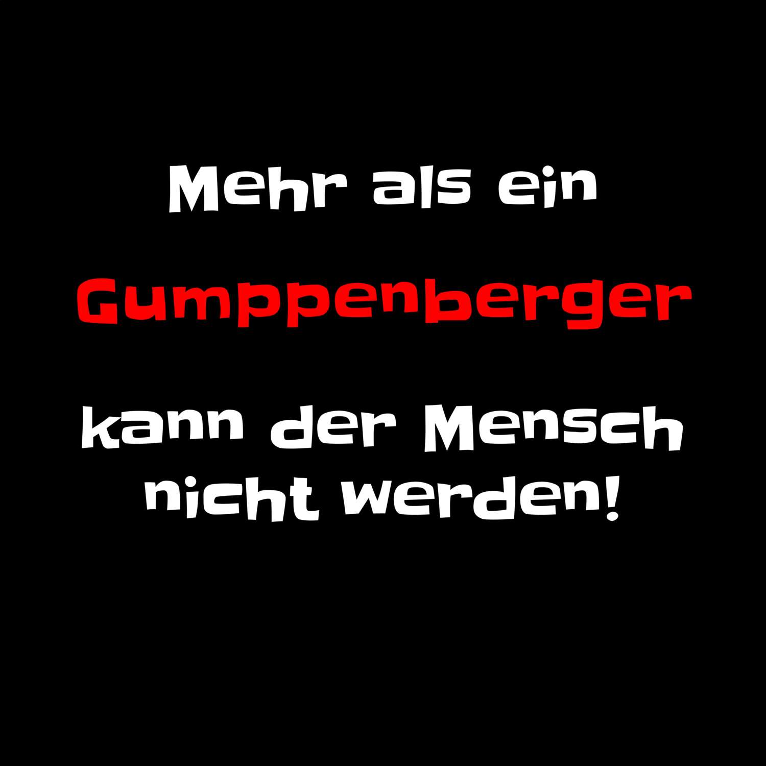 Gumppenberg T-Shirt »Mehr als ein«