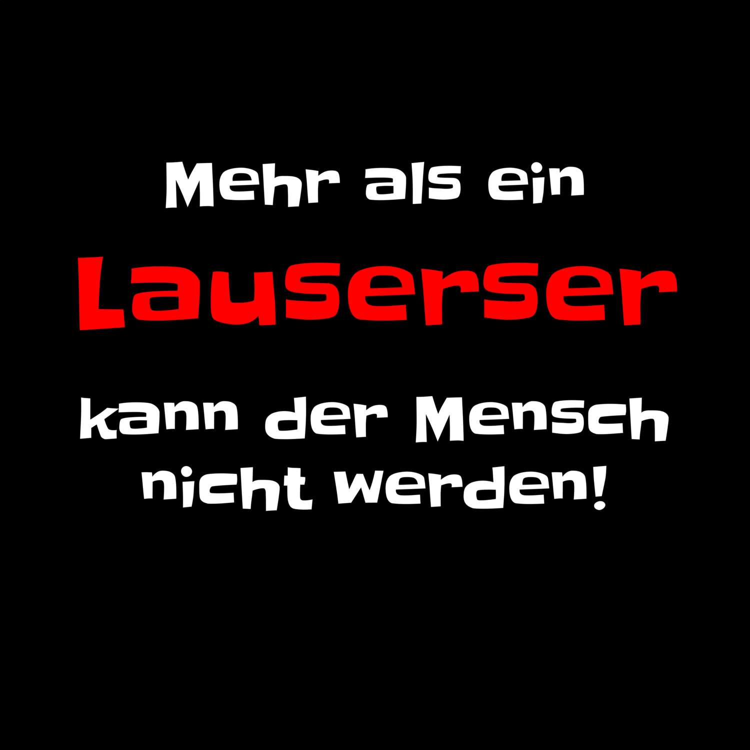 Lausers T-Shirt »Mehr als ein«