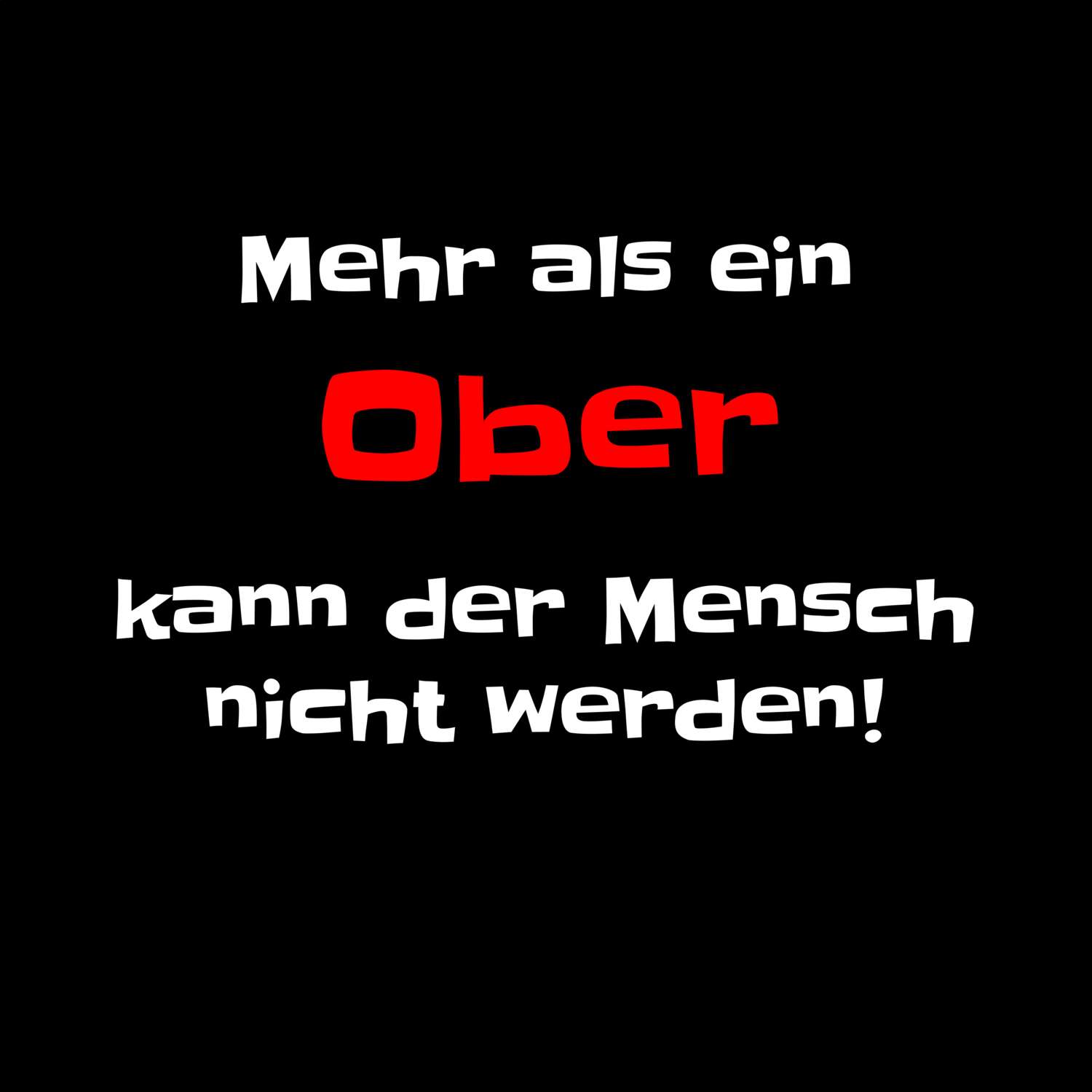 Ob T-Shirt »Mehr als ein«