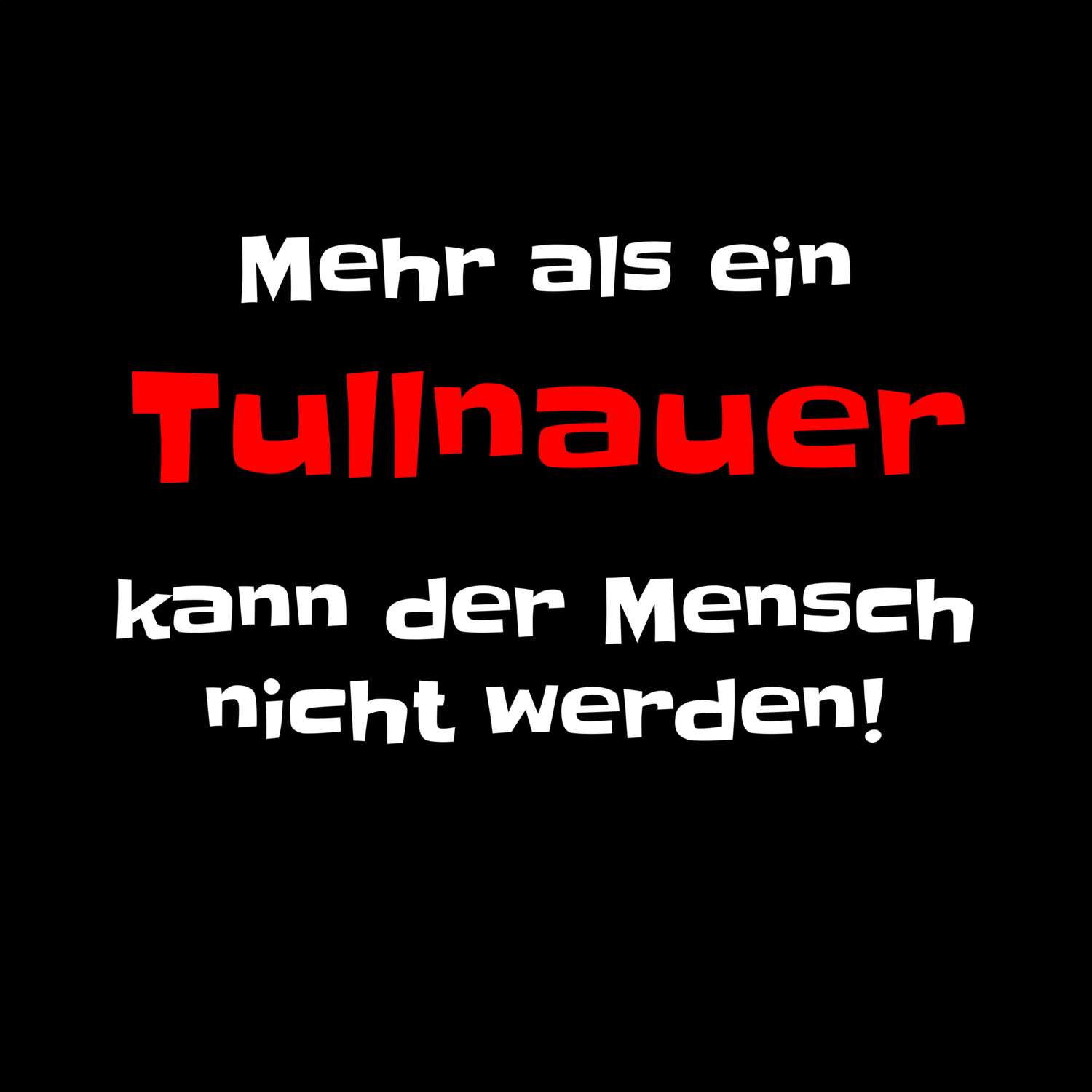 Tullnau T-Shirt »Mehr als ein«