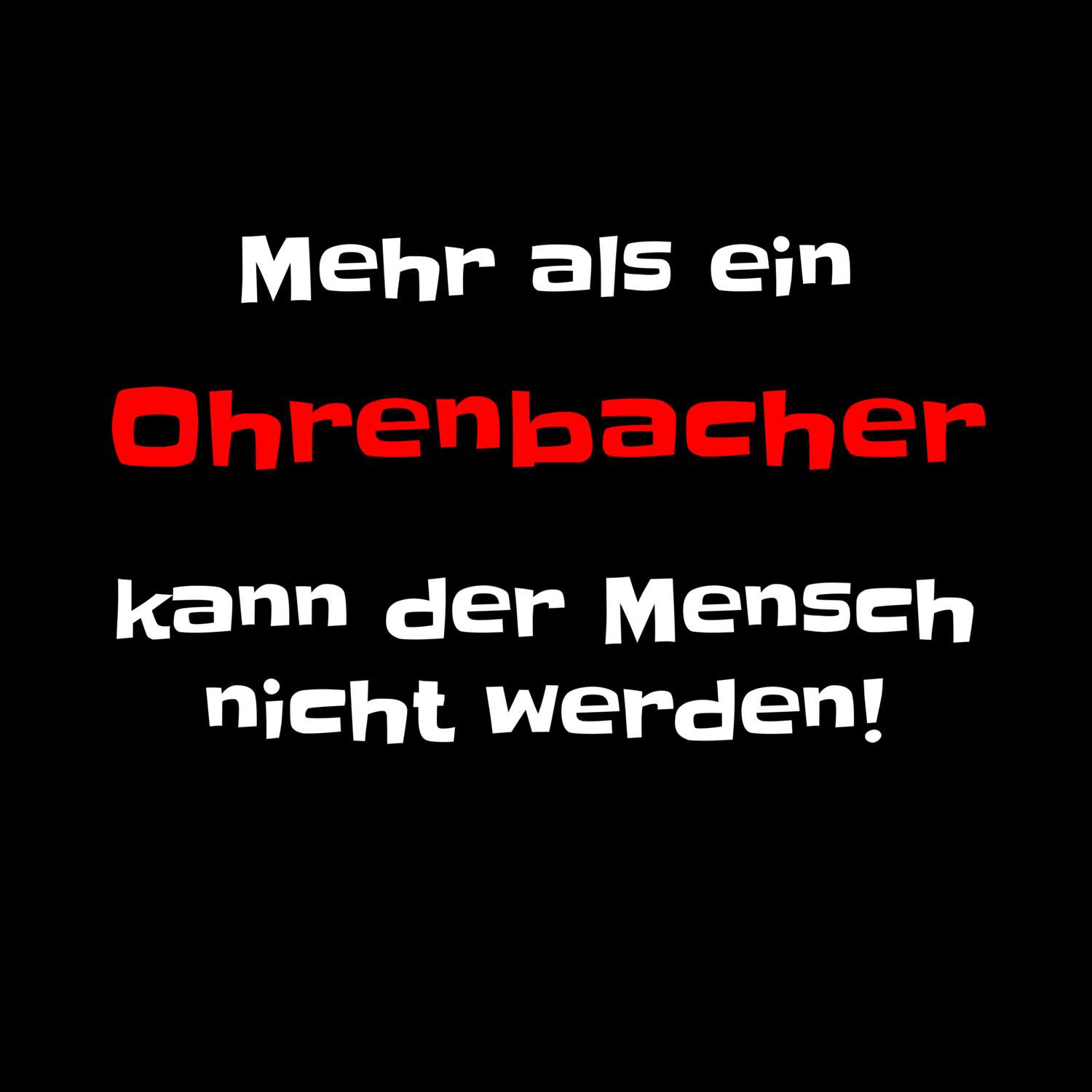 Ohrenbach T-Shirt »Mehr als ein«
