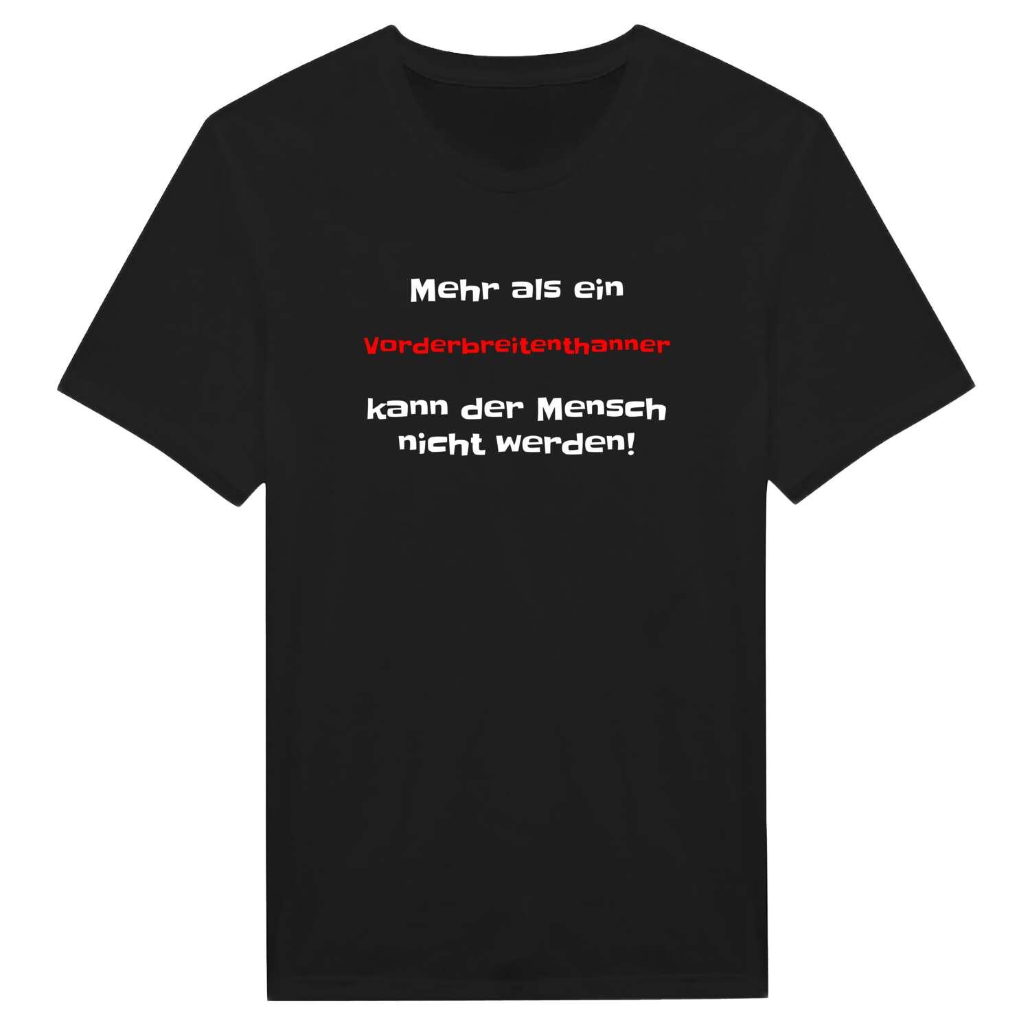 Vorderbreitenthann T-Shirt »Mehr als ein«