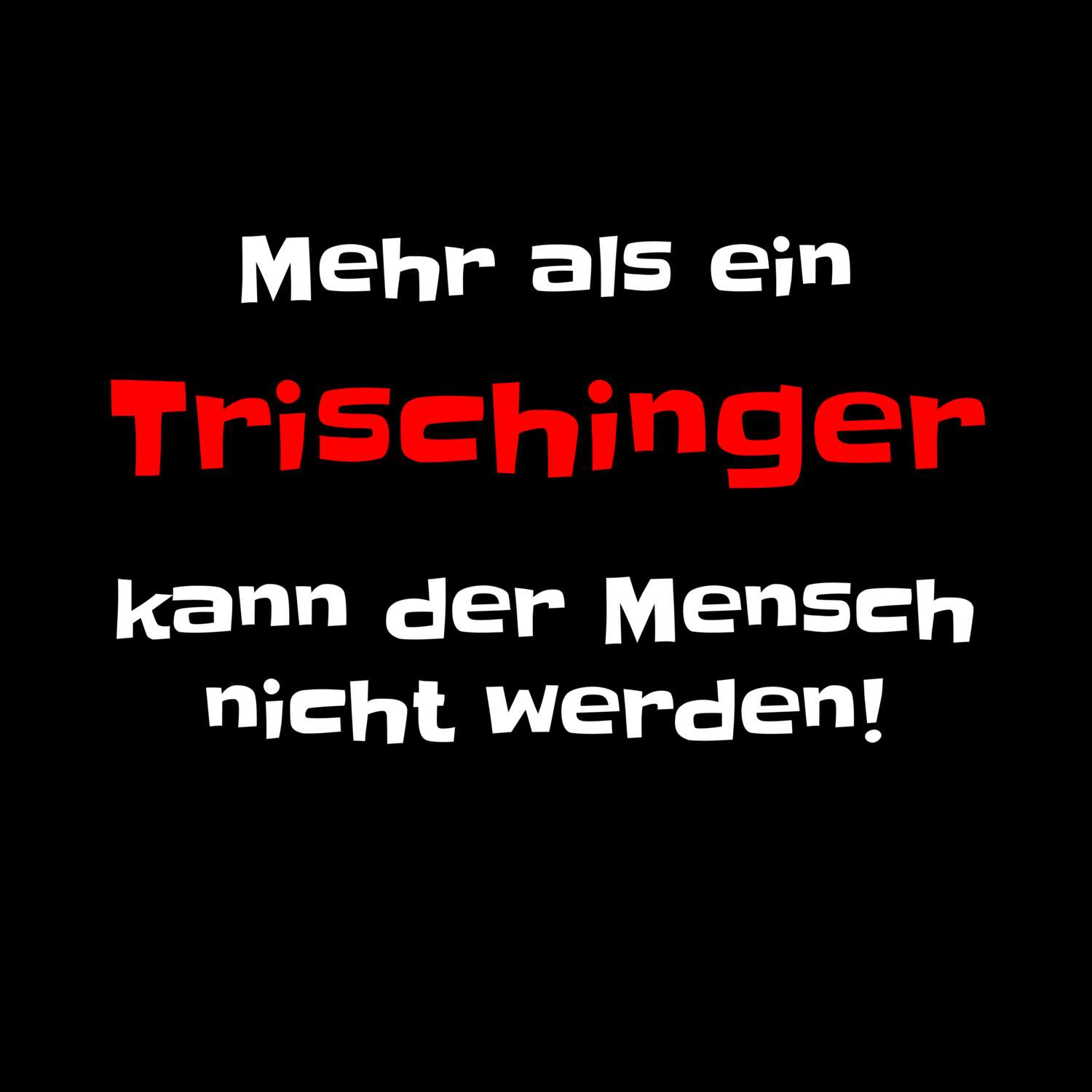 Trisching T-Shirt »Mehr als ein«