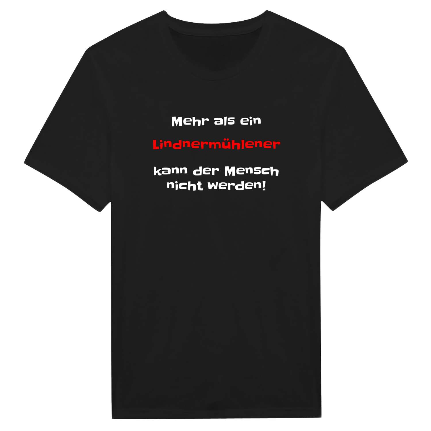 Lindnermühle T-Shirt »Mehr als ein«
