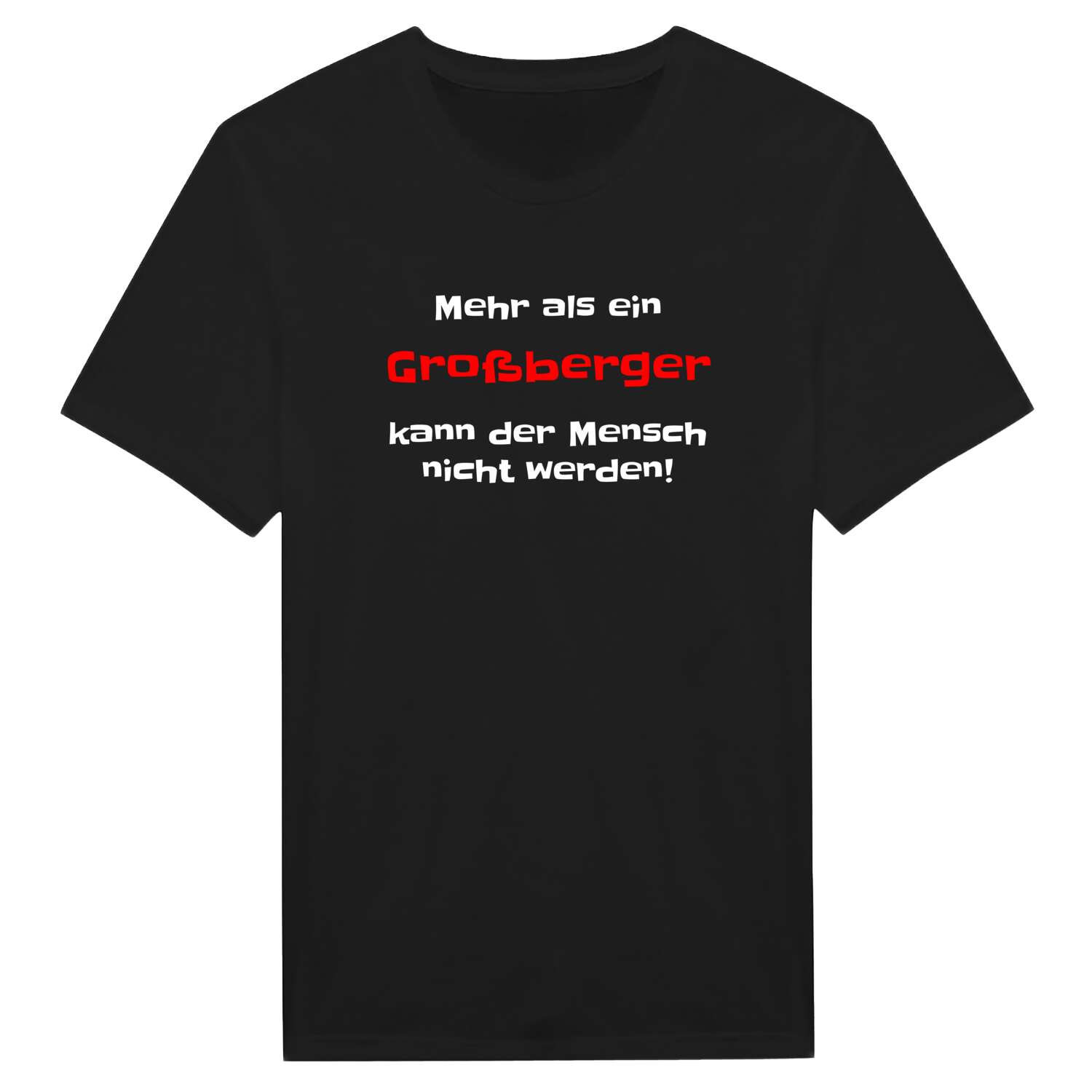 Großberg T-Shirt »Mehr als ein«