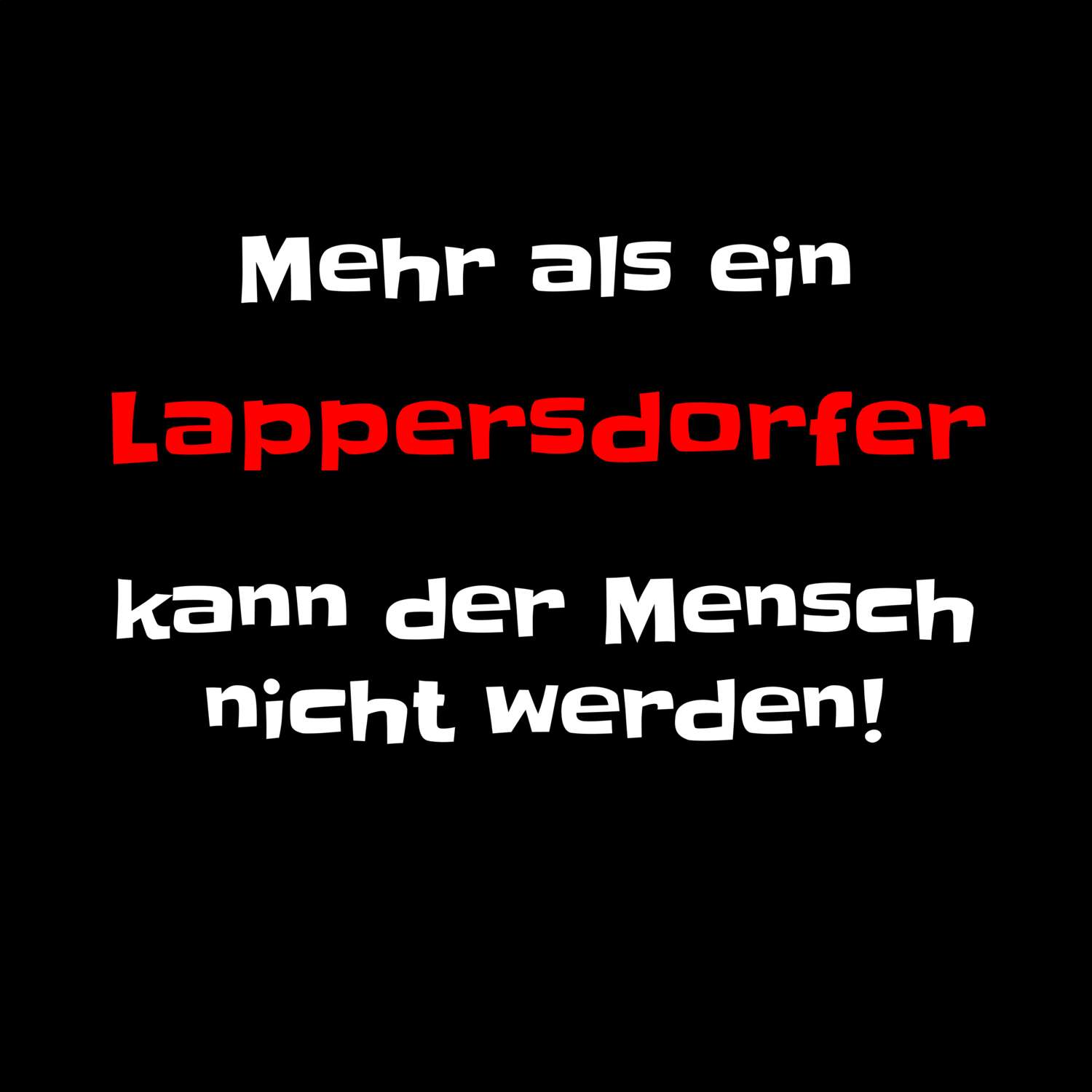 Lappersdorf T-Shirt »Mehr als ein«