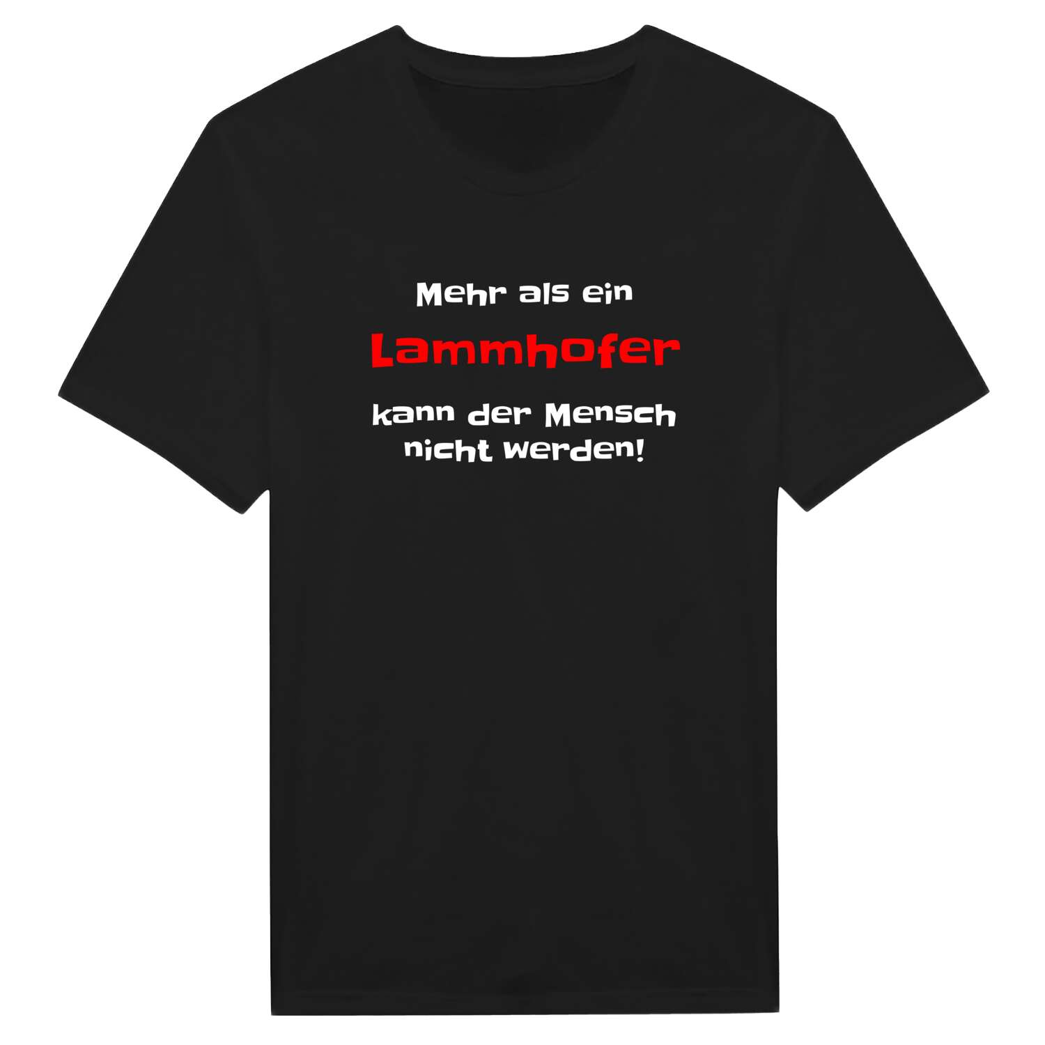 Lammhof T-Shirt »Mehr als ein«