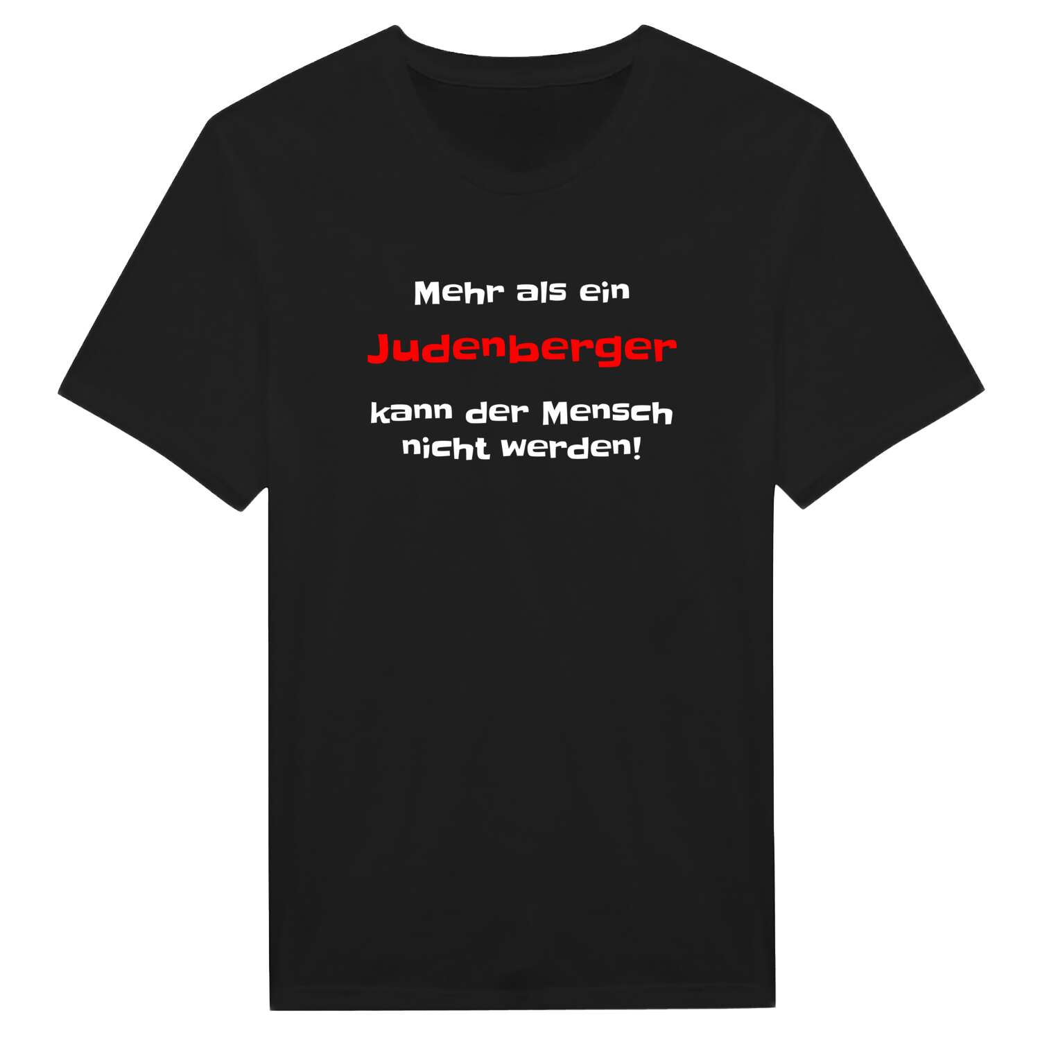 Judenberg T-Shirt »Mehr als ein«