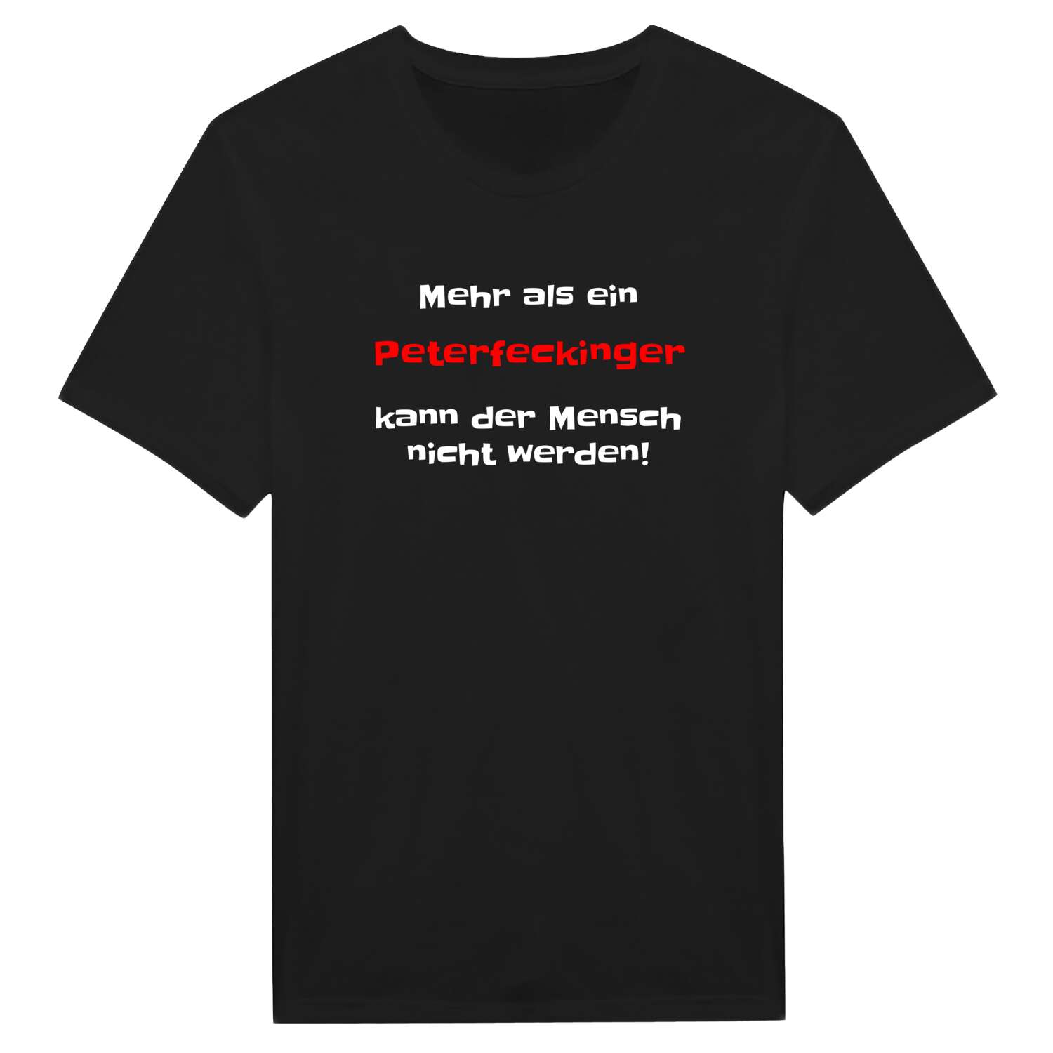 Peterfecking T-Shirt »Mehr als ein«