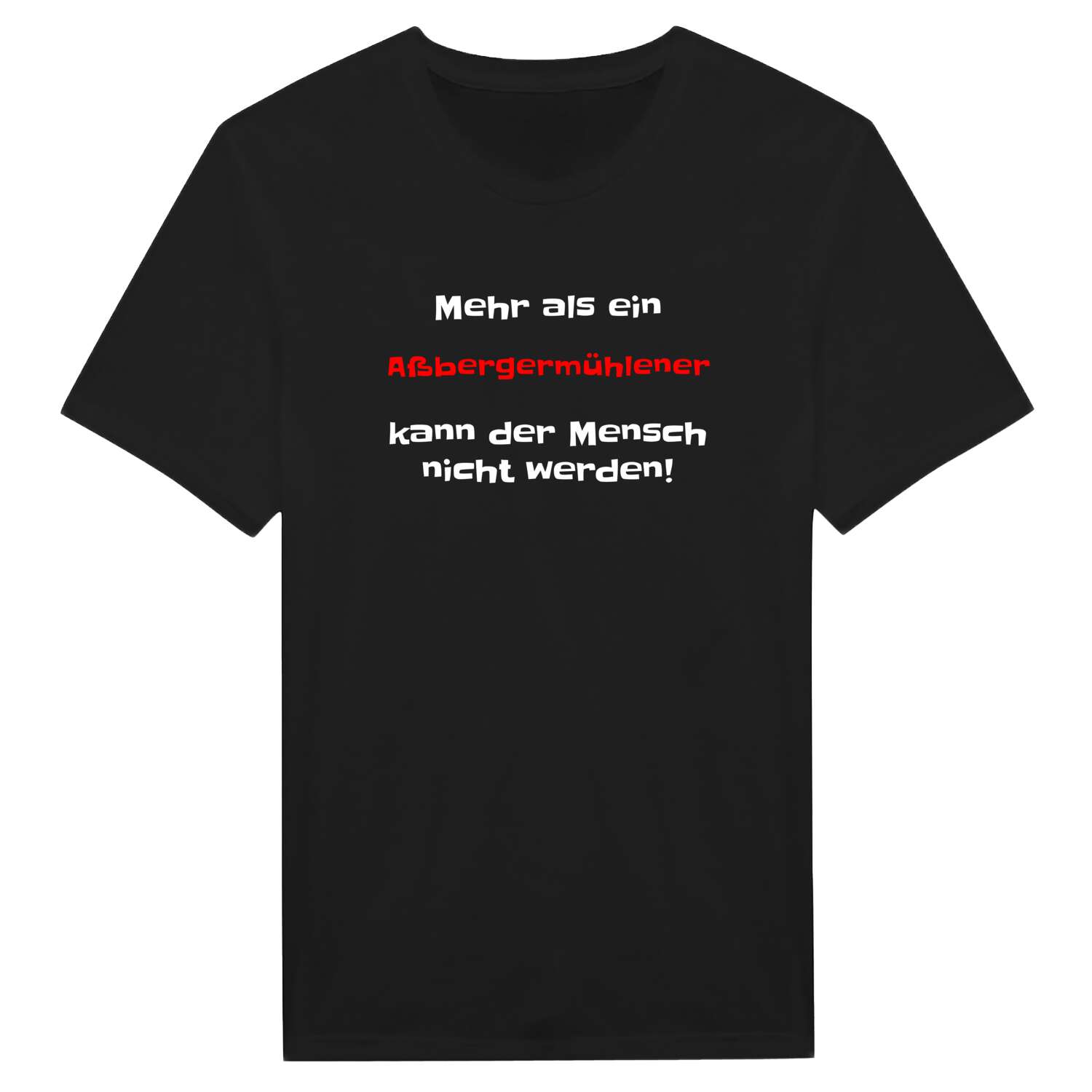 Aßbergermühle T-Shirt »Mehr als ein«