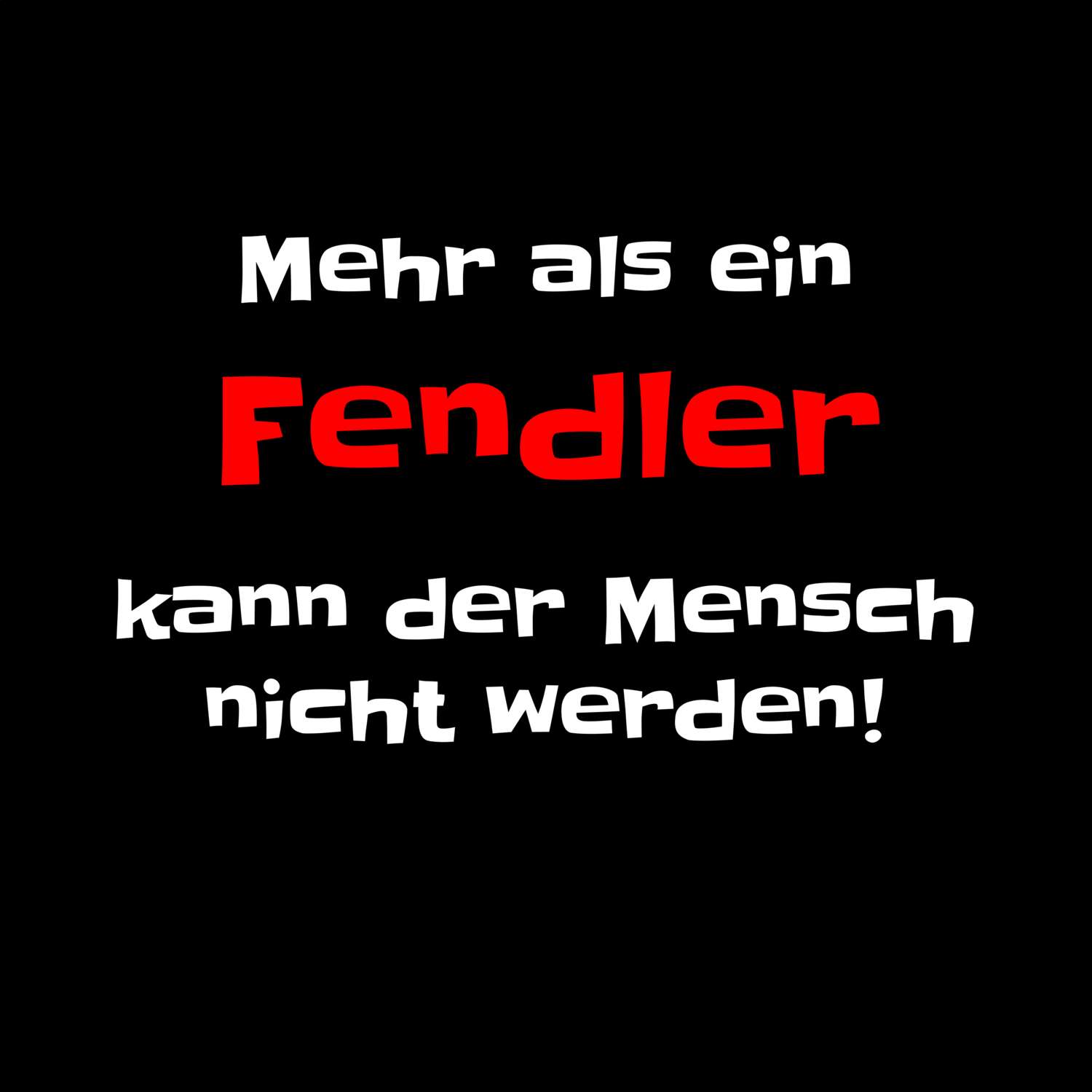 Fendl T-Shirt »Mehr als ein«