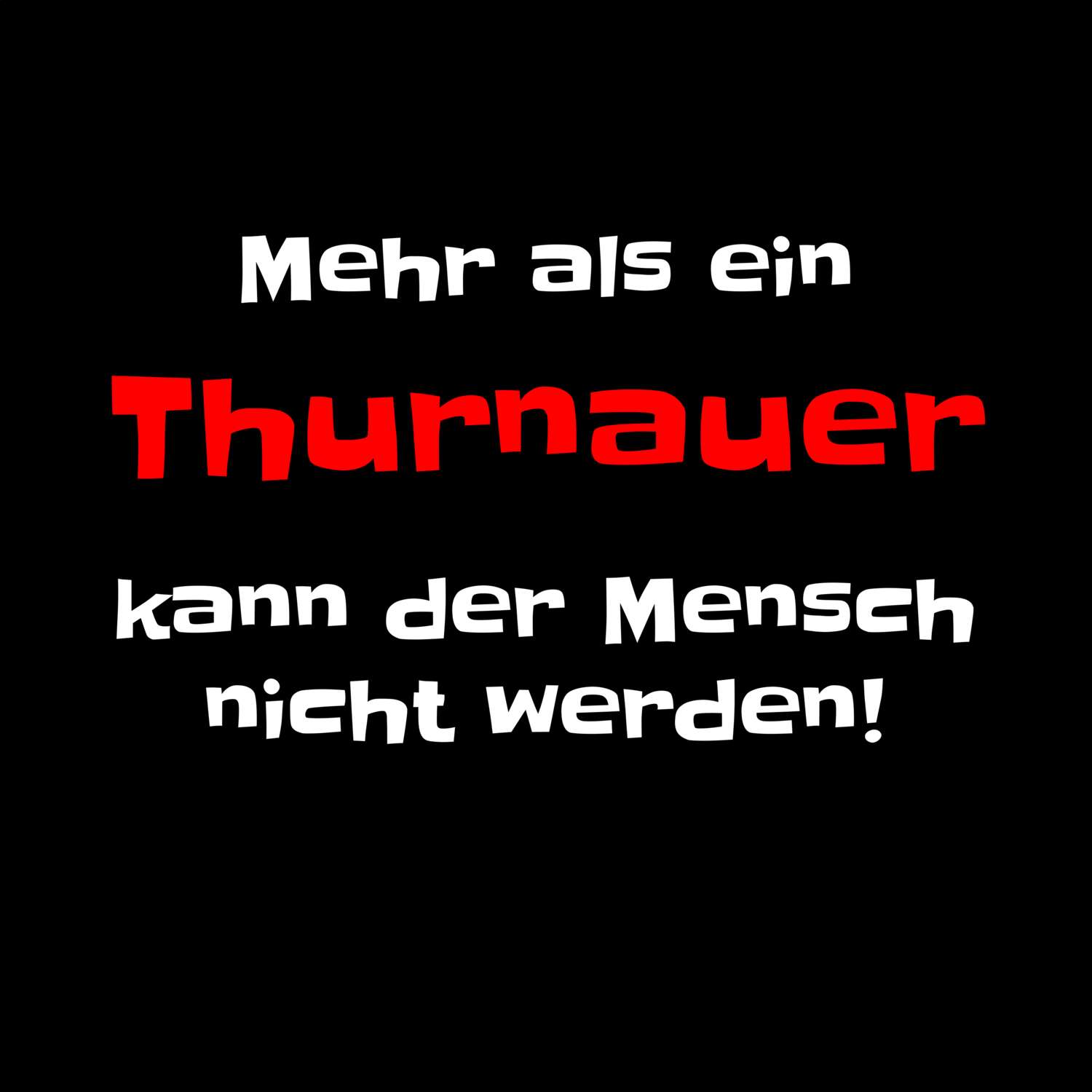 Thurnau T-Shirt »Mehr als ein«