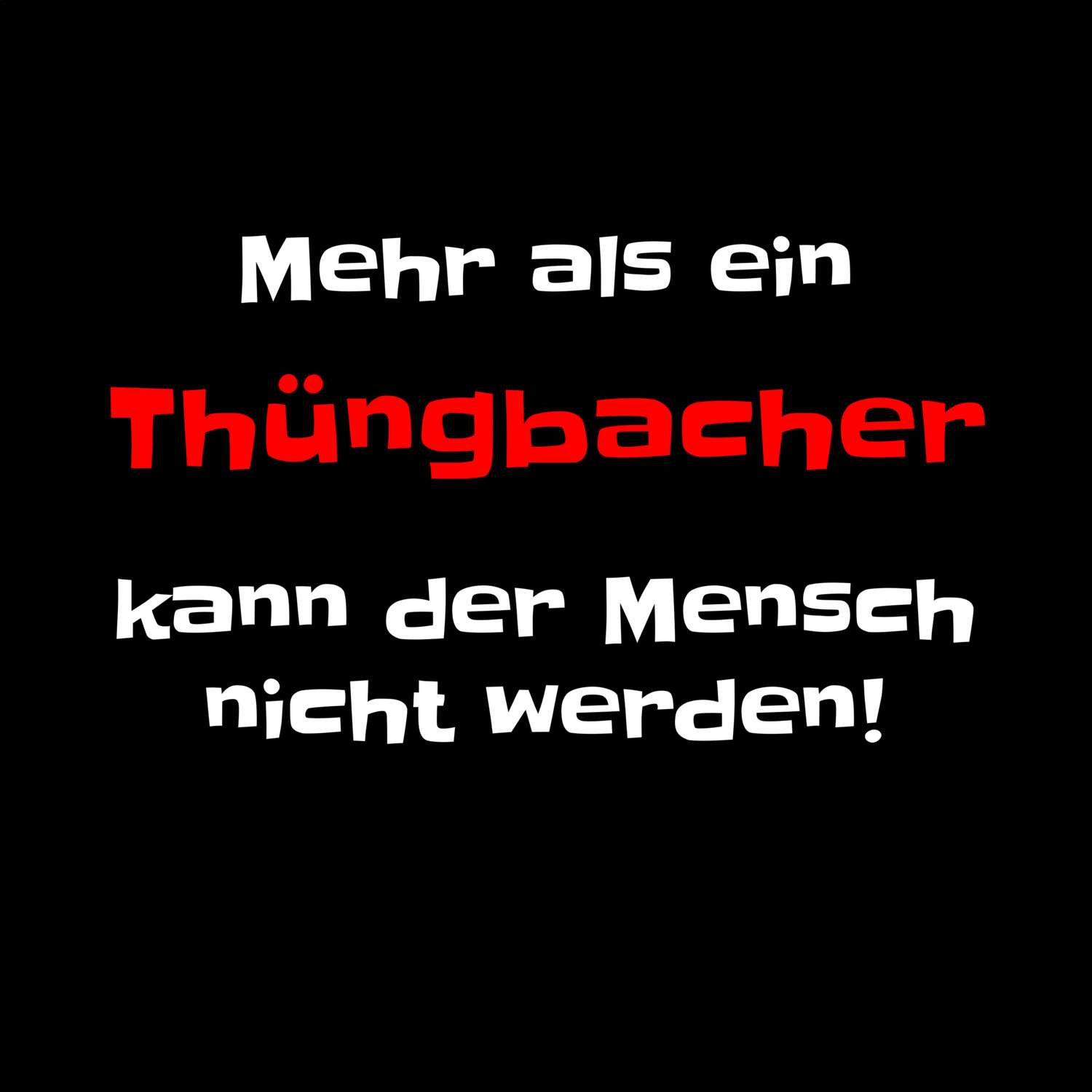 Thüngbach T-Shirt »Mehr als ein«