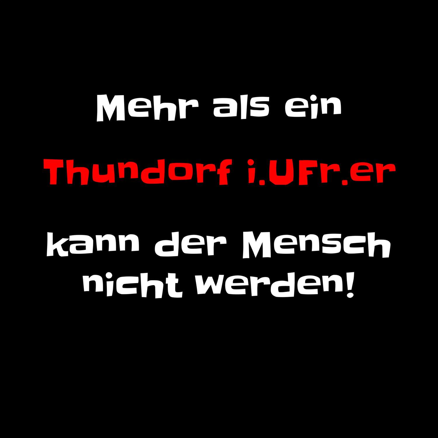 Thundorf i.UFr. T-Shirt »Mehr als ein«
