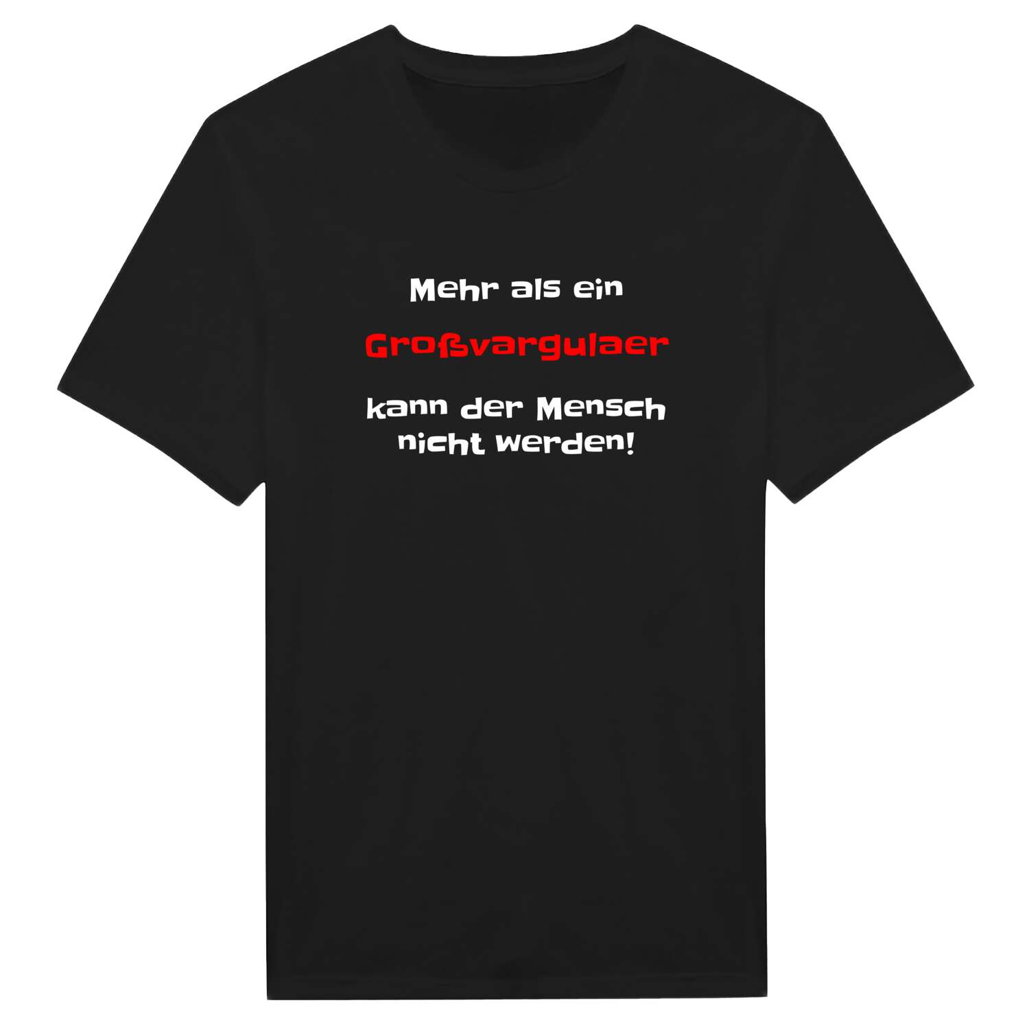 Großvargula T-Shirt »Mehr als ein«