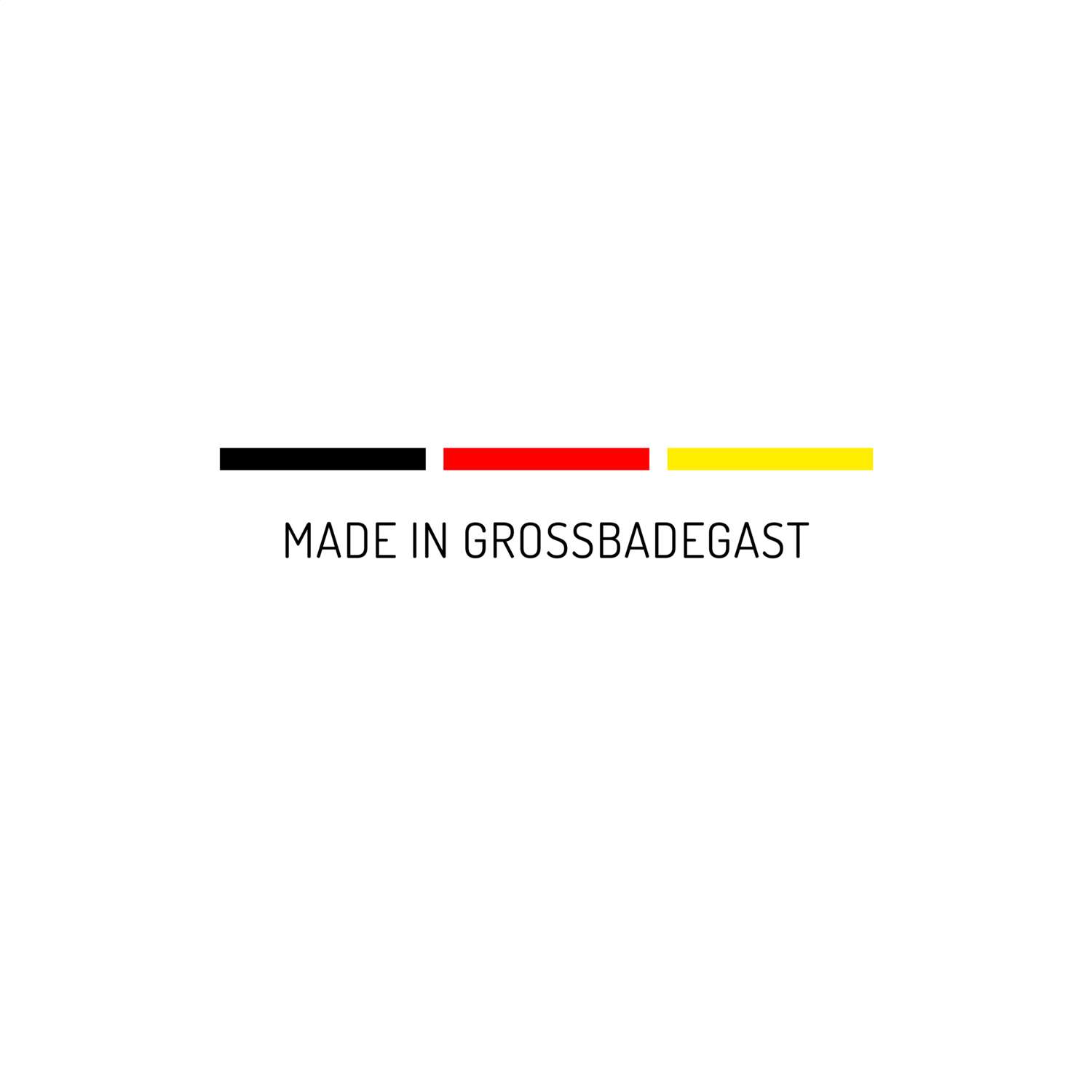 T-Shirt für Ort »Großbadegast«, Design »Made in«