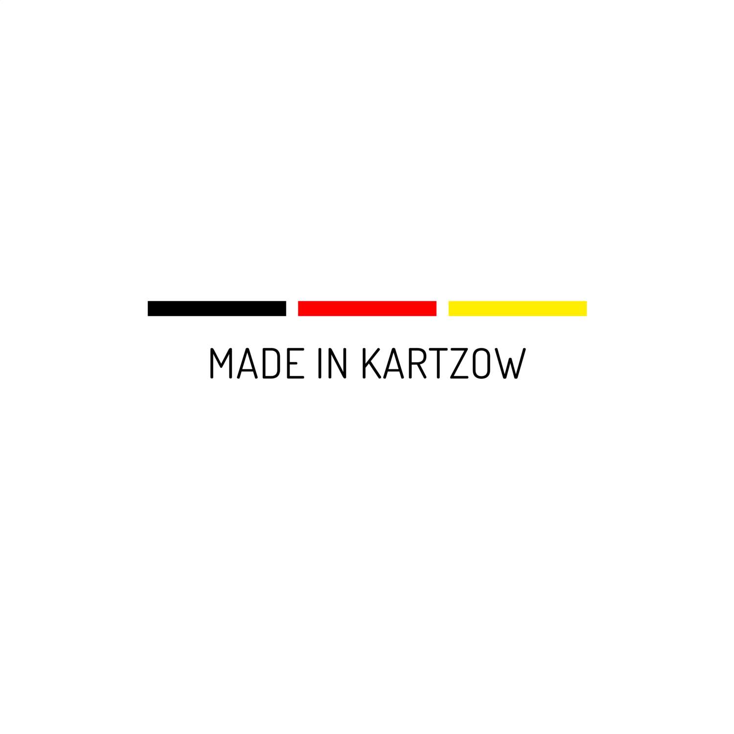 T-Shirt für Ort »Kartzow«, Design »Made in«