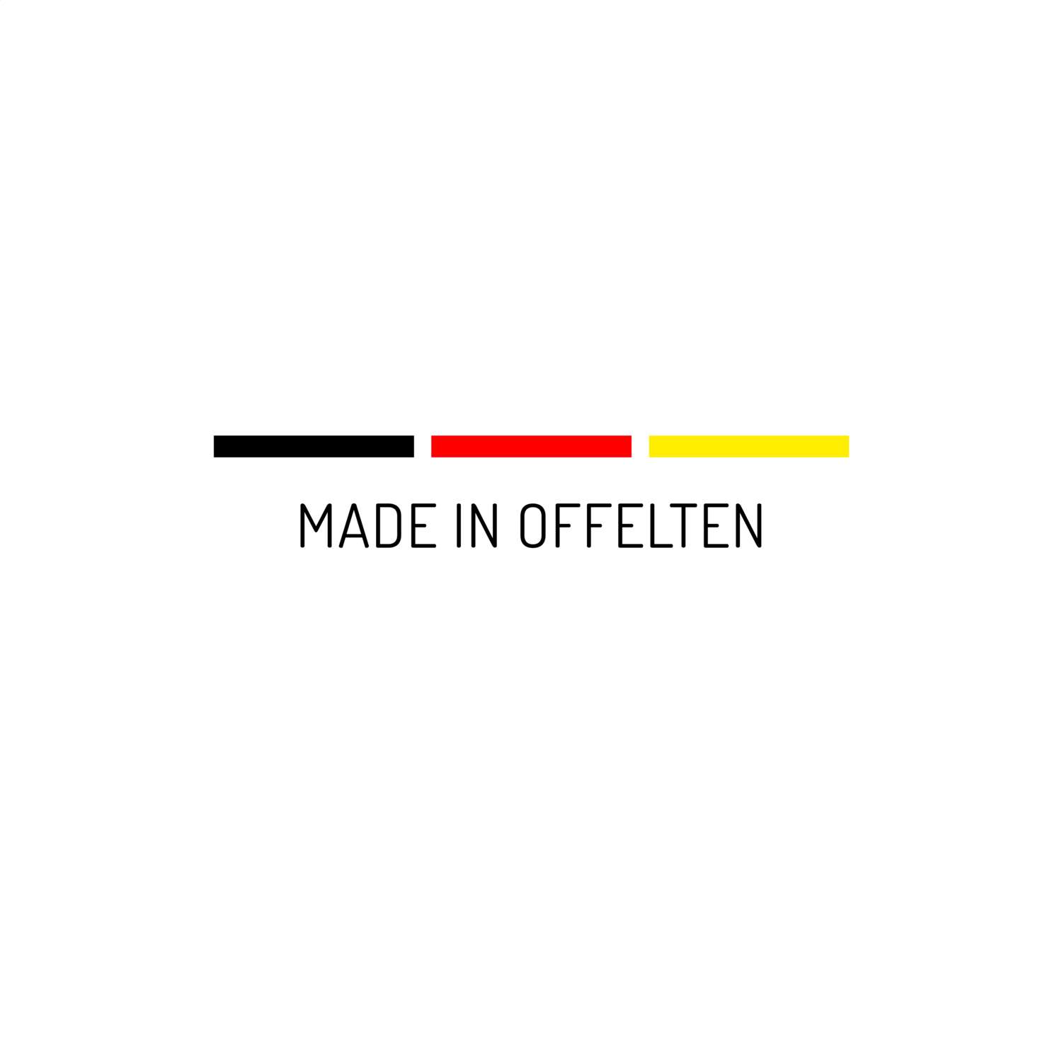 T-Shirt für Ort »Offelten«, Design »Made in«