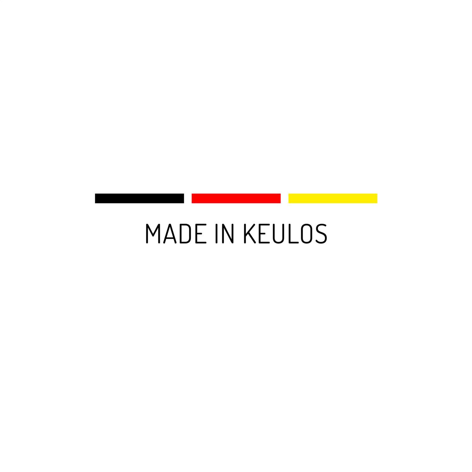 T-Shirt für Ort »Keulos«, Design »Made in«