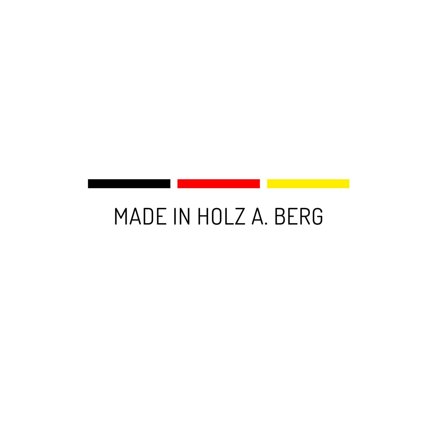 T-Shirt für Ort »Holz a. Berg«, Design »Made in«