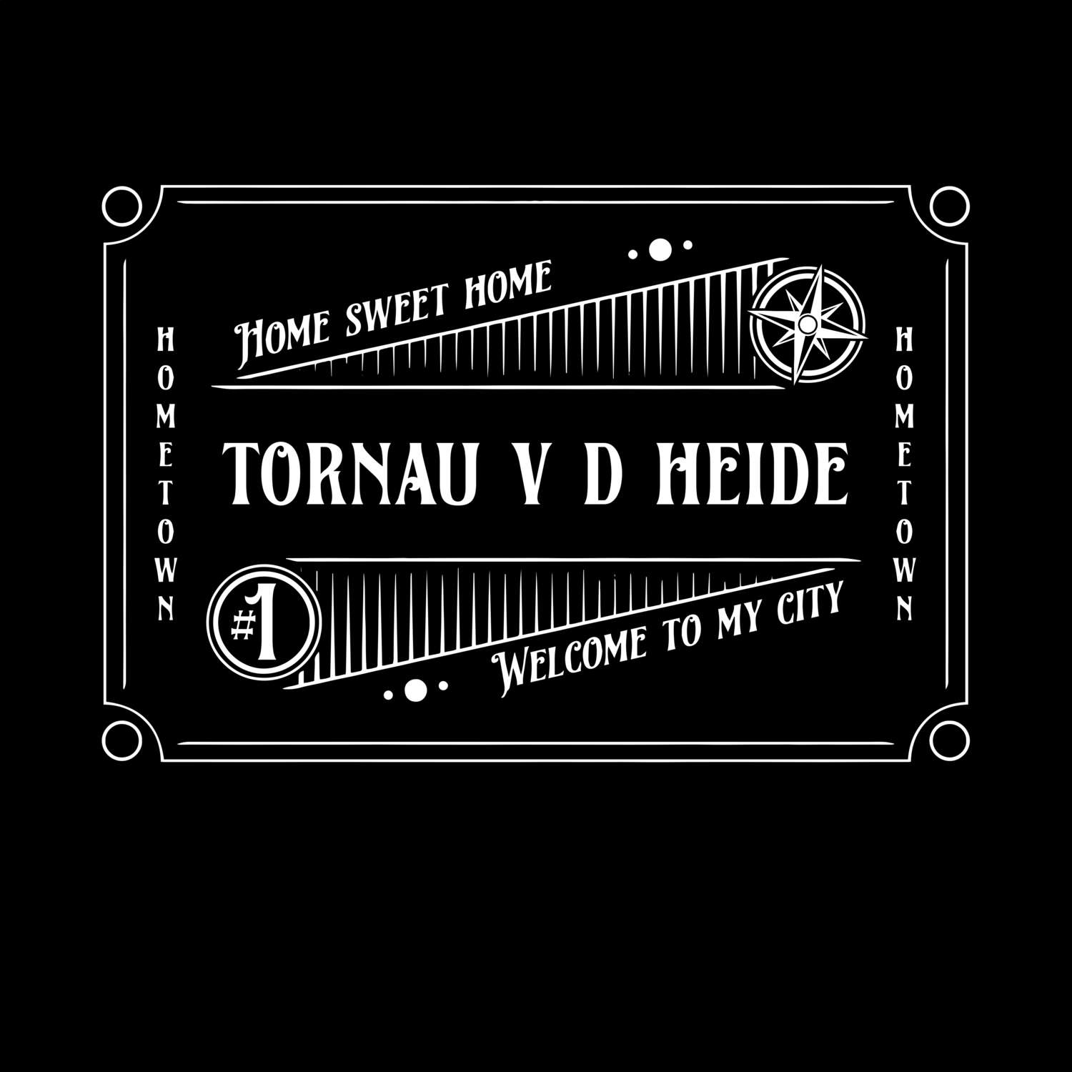 T-Shirt »Rockabilly« für den Ort »Tornau v d Heide«