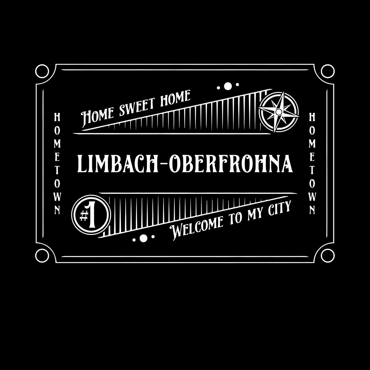 T-Shirt »Rockabilly« für den Ort »Limbach-Oberfrohna«