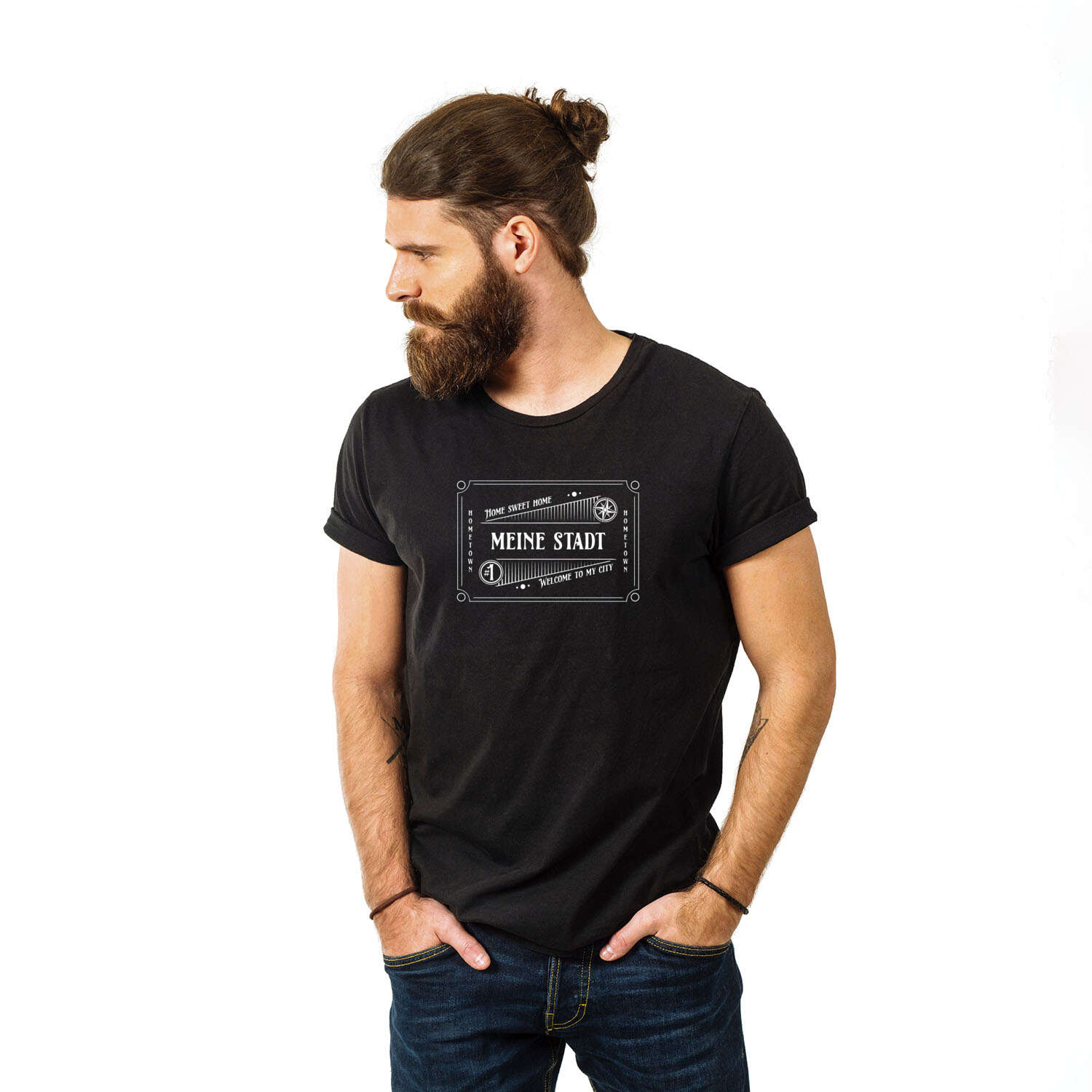 T-Shirt »Rockabilly« für den Ort »Meine Stadt«