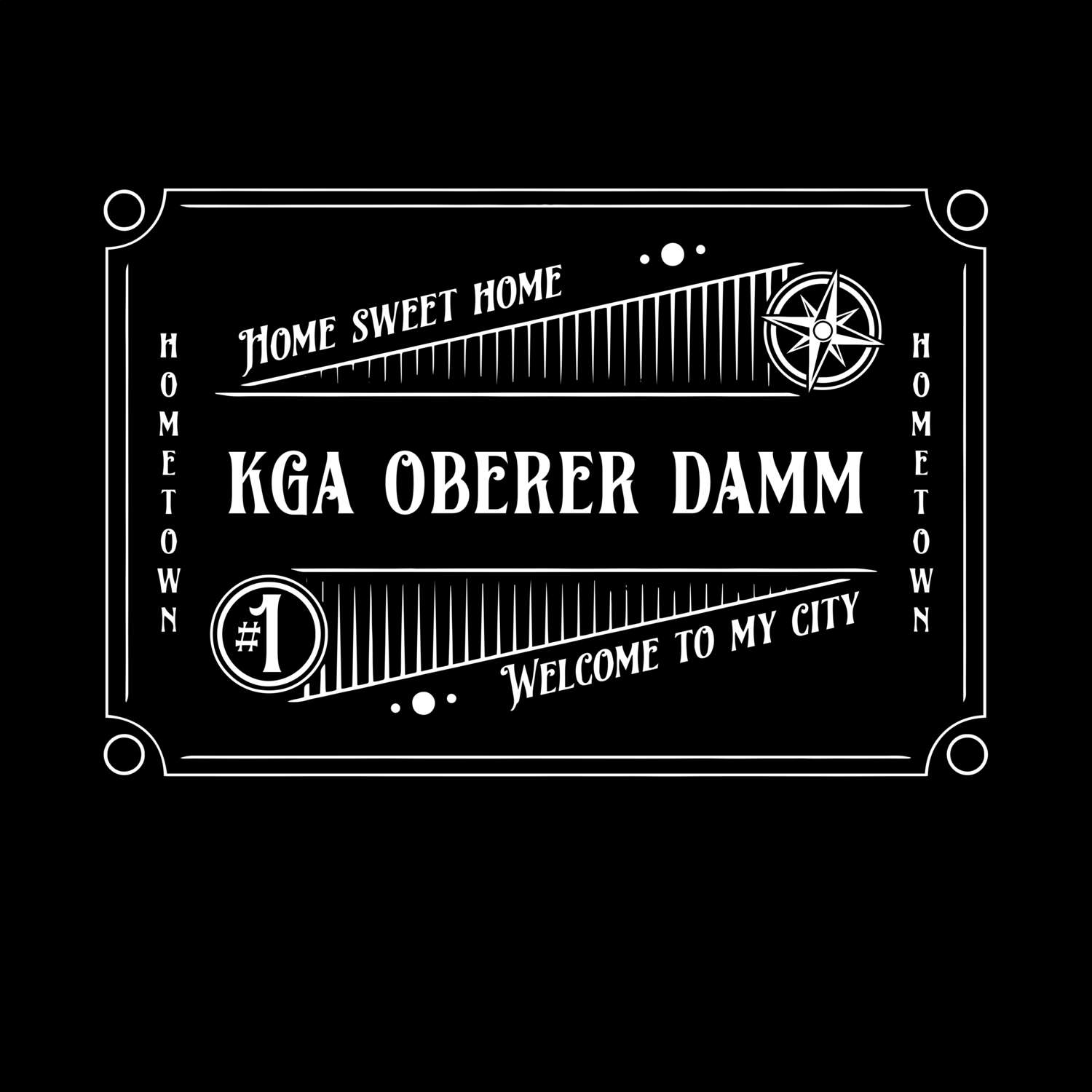 T-Shirt »Rockabilly« für den Ort »KGA Oberer Damm«