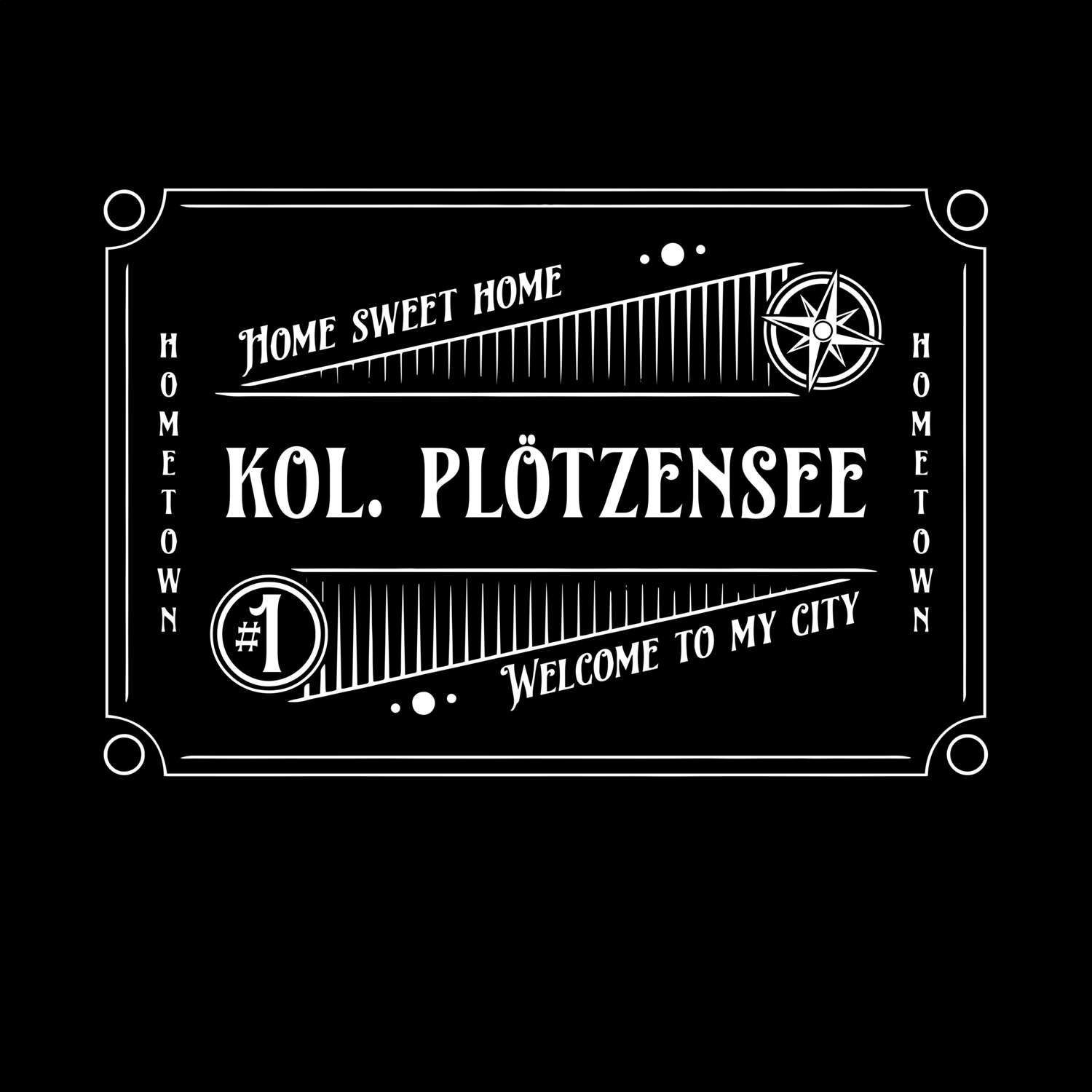 T-Shirt »Rockabilly« für den Ort »Kol. Plötzensee«