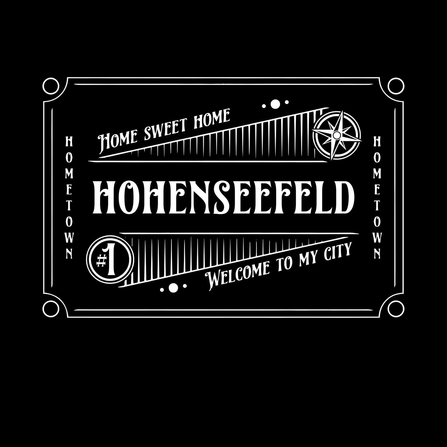 T-Shirt »Rockabilly« für den Ort »Hohenseefeld«