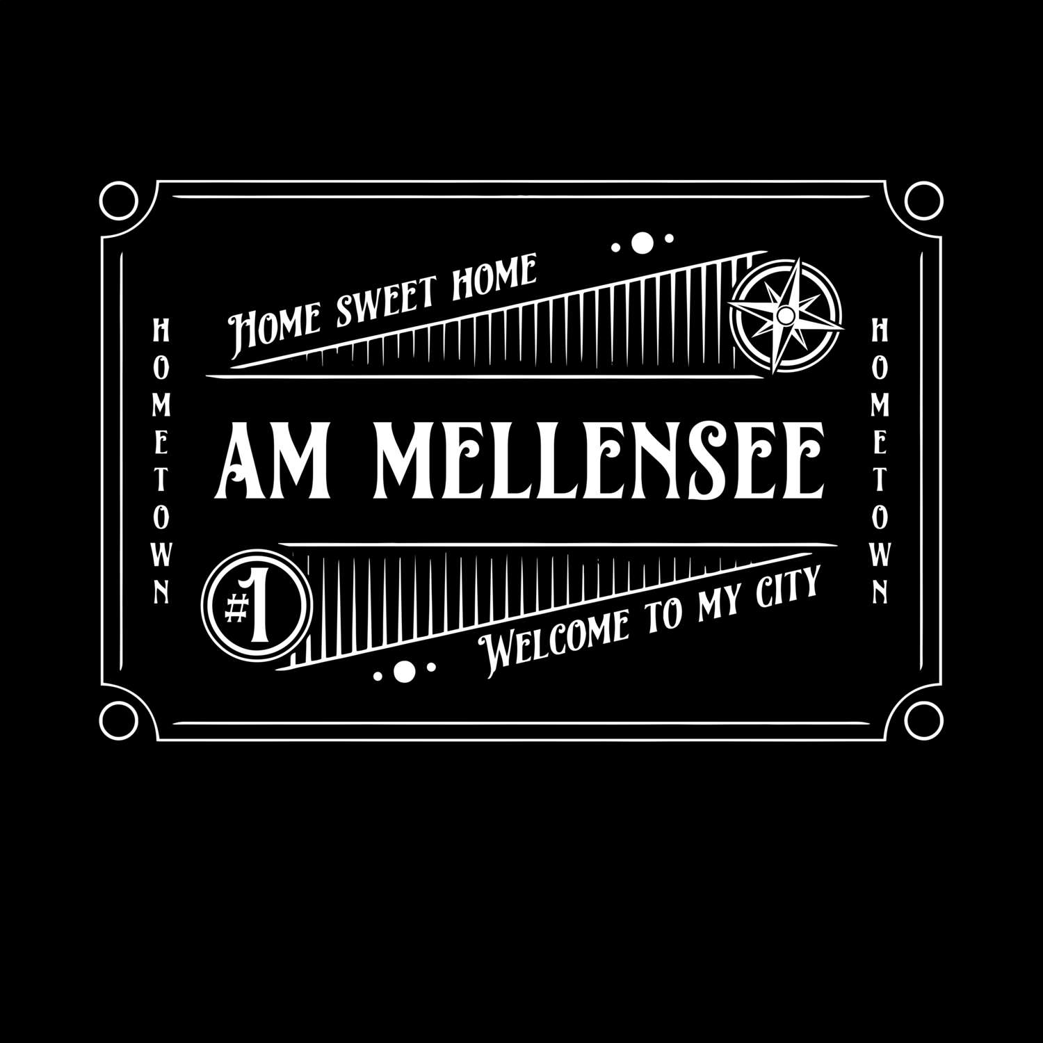 T-Shirt »Rockabilly« für den Ort »Am Mellensee«