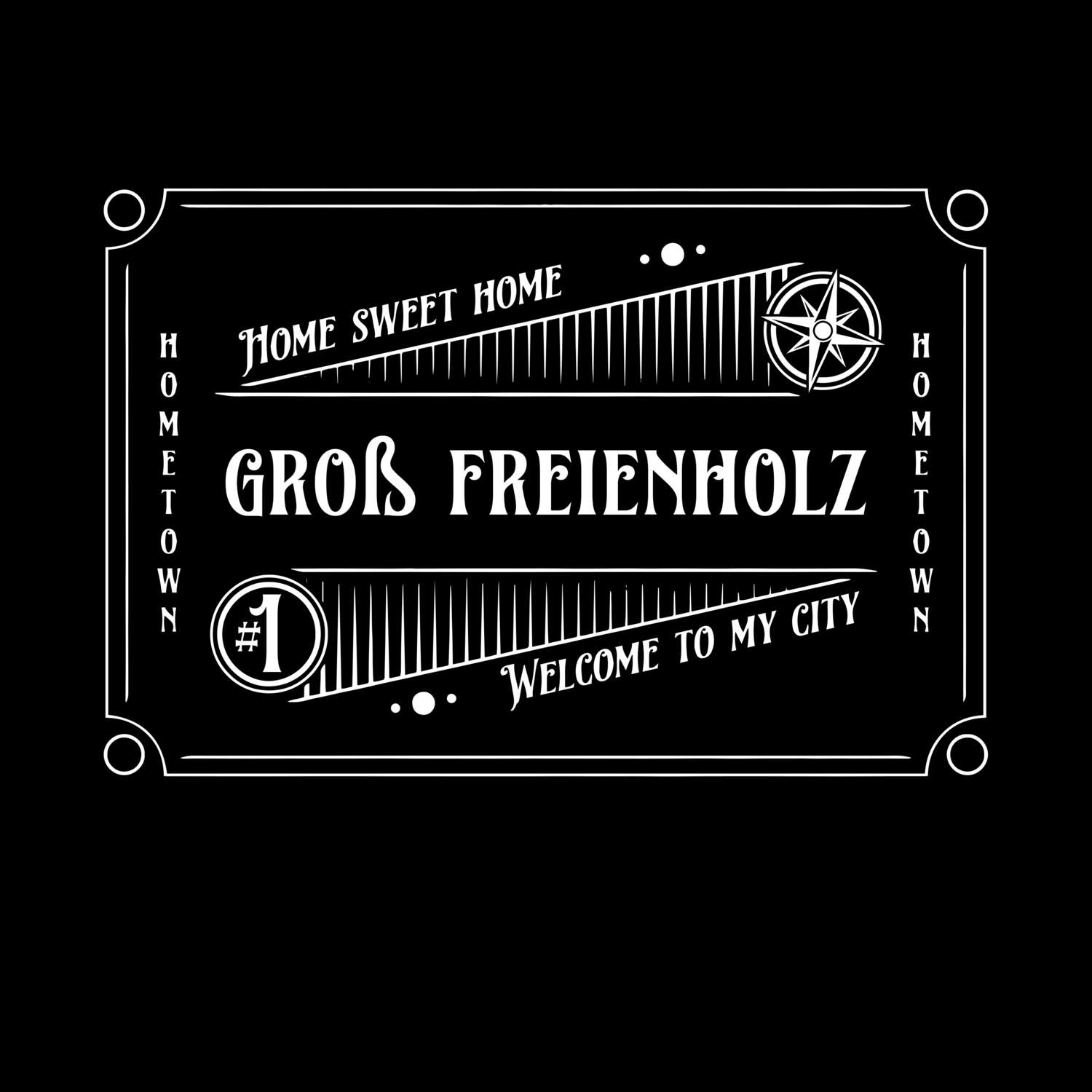 T-Shirt »Rockabilly« für den Ort »Groß Freienholz«