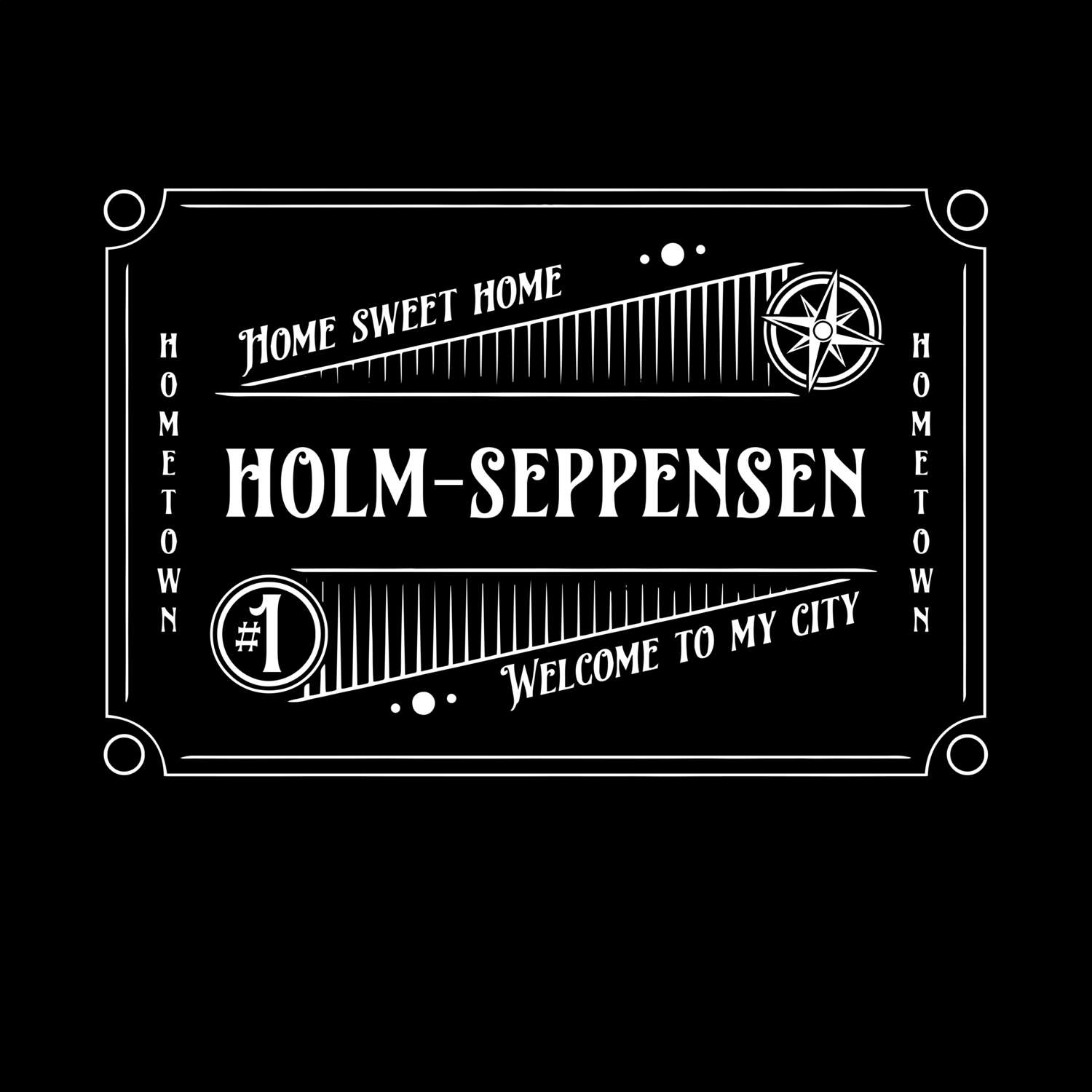 T-Shirt »Rockabilly« für den Ort »Holm-Seppensen«