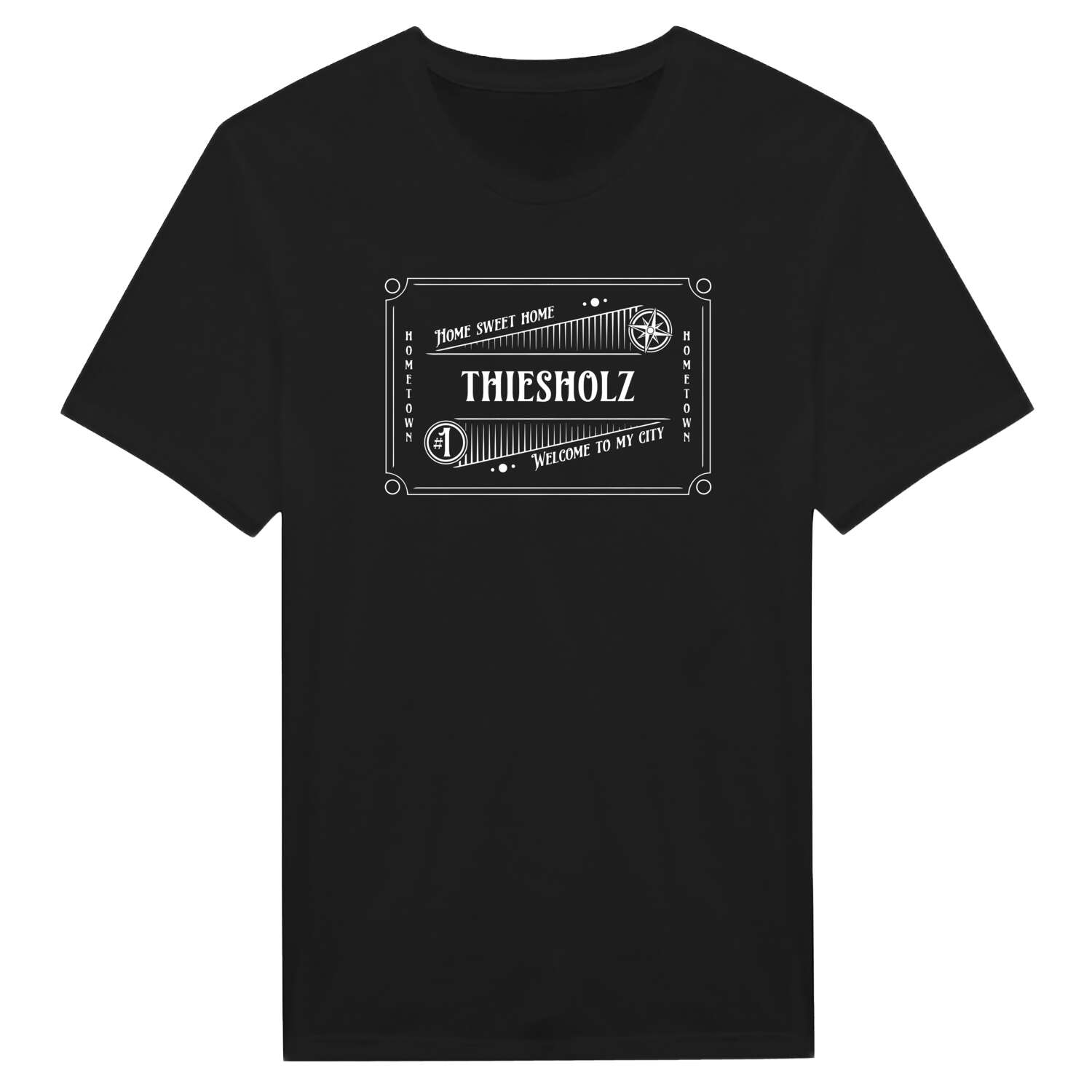 T-Shirt »Rockabilly« für den Ort »Thiesholz«