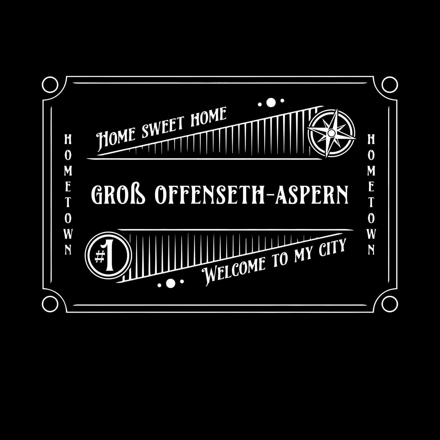 T-Shirt »Rockabilly« für den Ort »Groß Offenseth-Aspern«